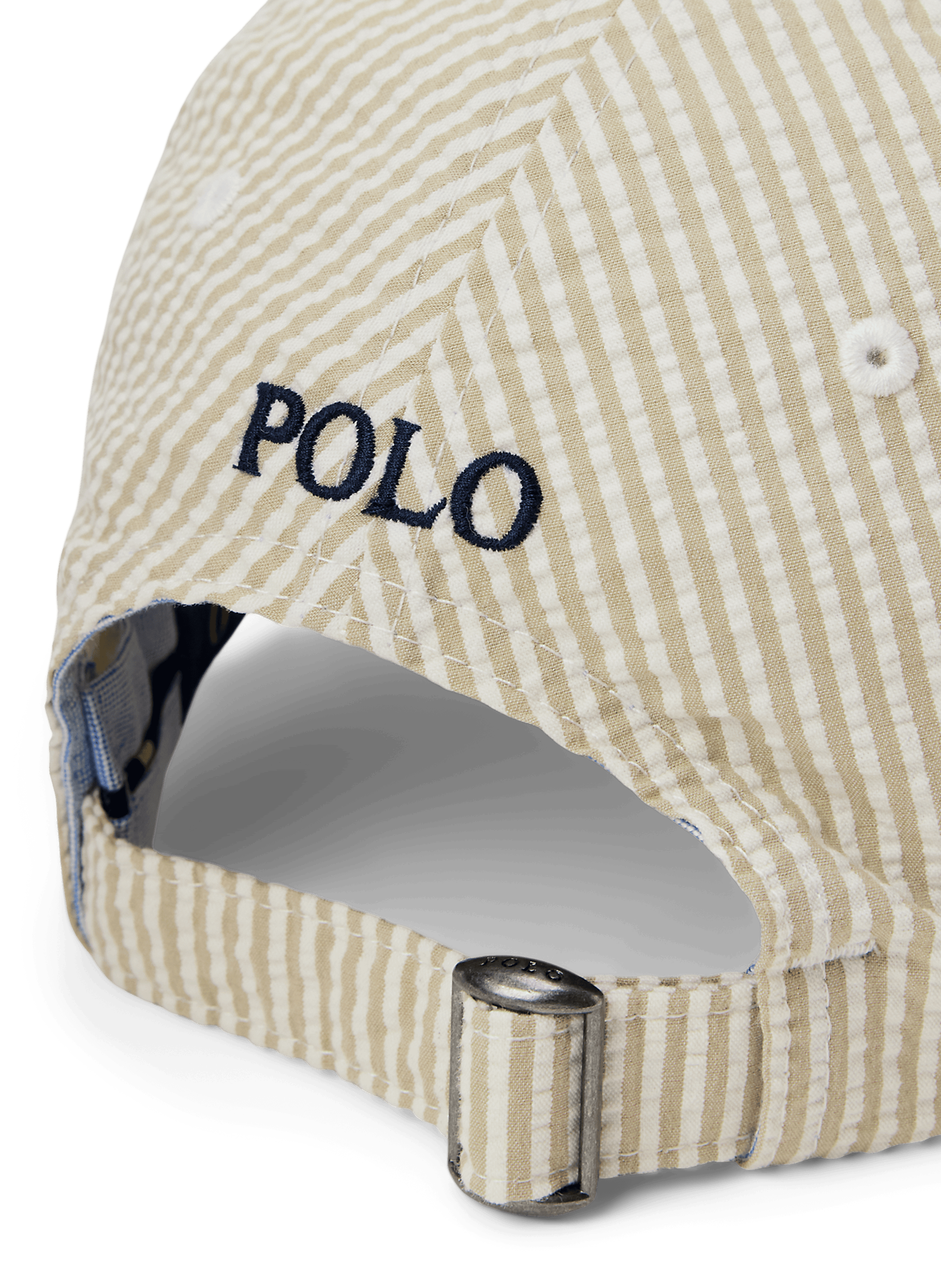 Striped baseball cap POLO RALPH LAUREN Beige