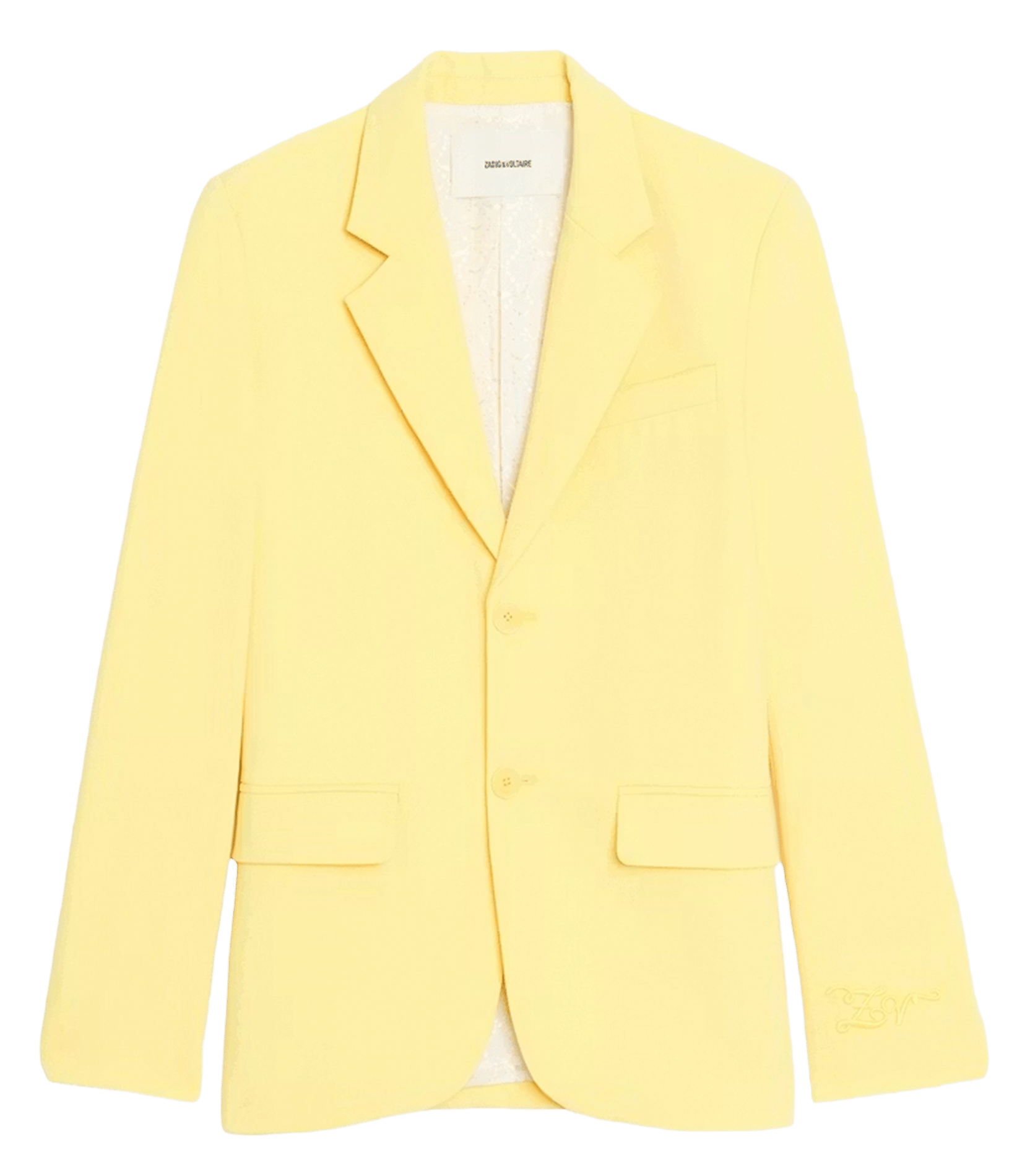 Veste blazer ajustée vanille ZADIG&VOLTAIRE Jaune
