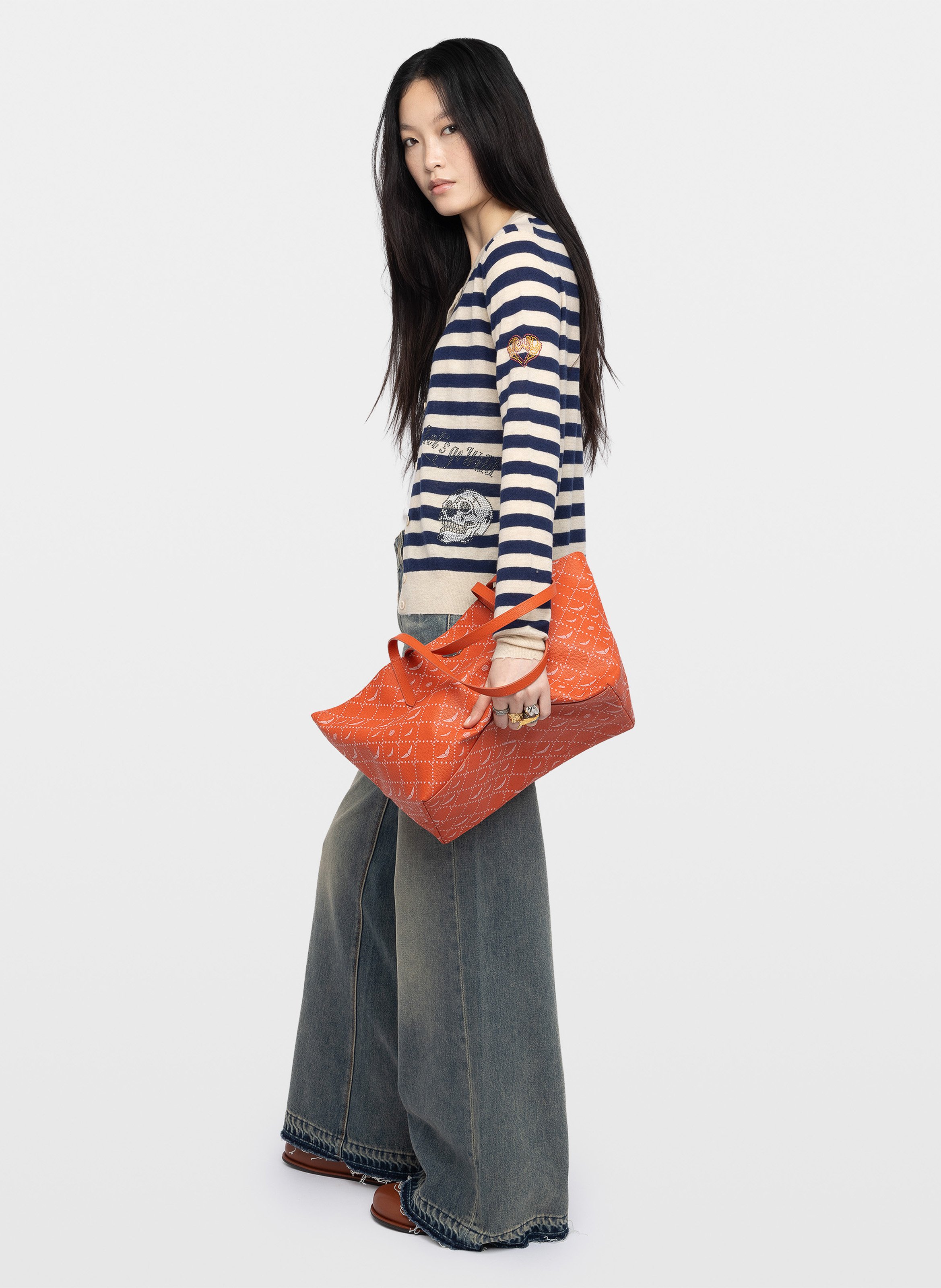 Cardigan droit en cachemire missya ZADIG&VOLTAIRE Bleu