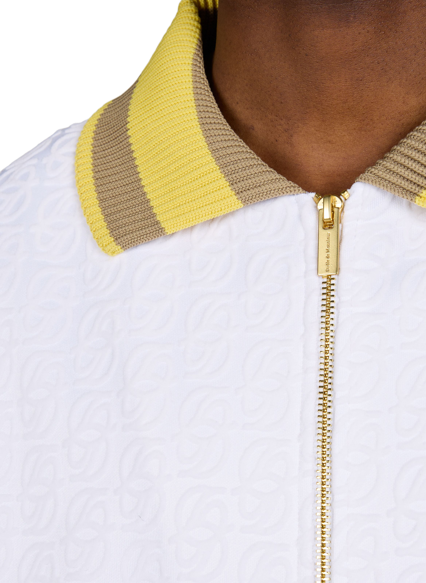 Veste de survêtement monogrammée DROLE DE MONSIEUR Blanc