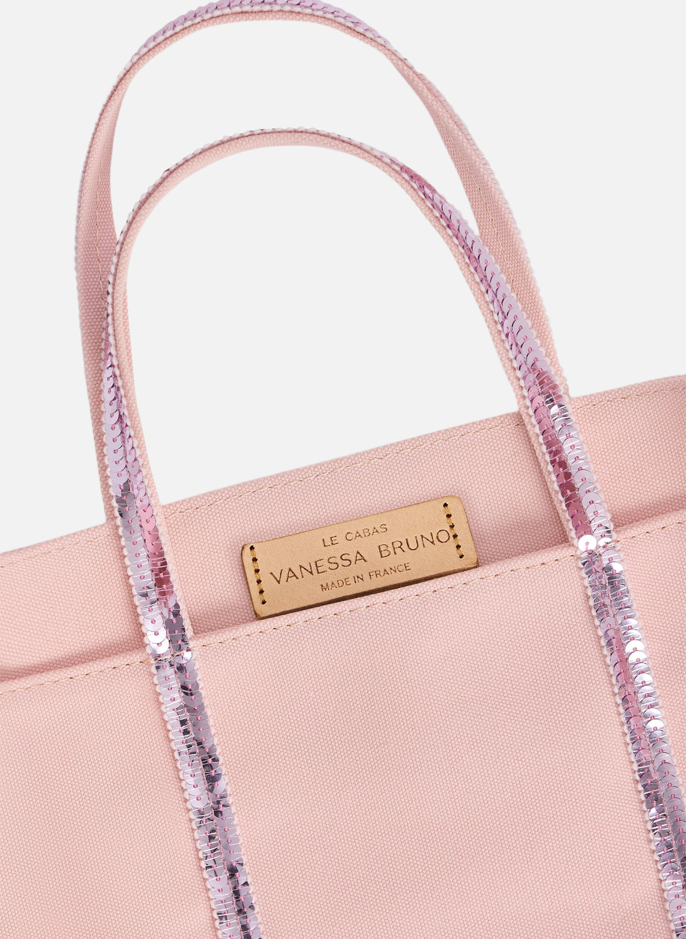 Cabas s zippé en toile VANESSA BRUNO Violet