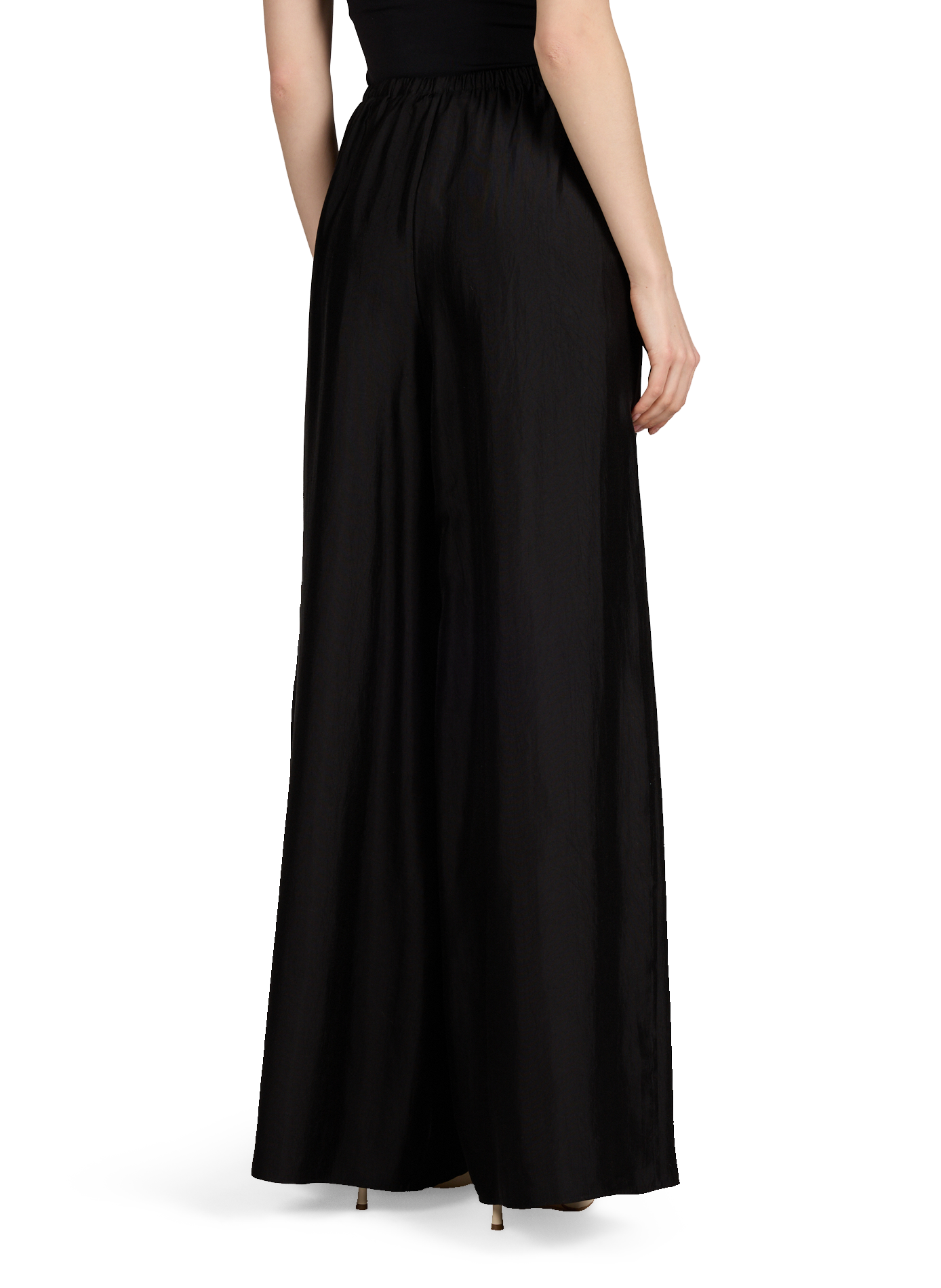 Satinschlaghose VIKTORIA CHAN Schwarz