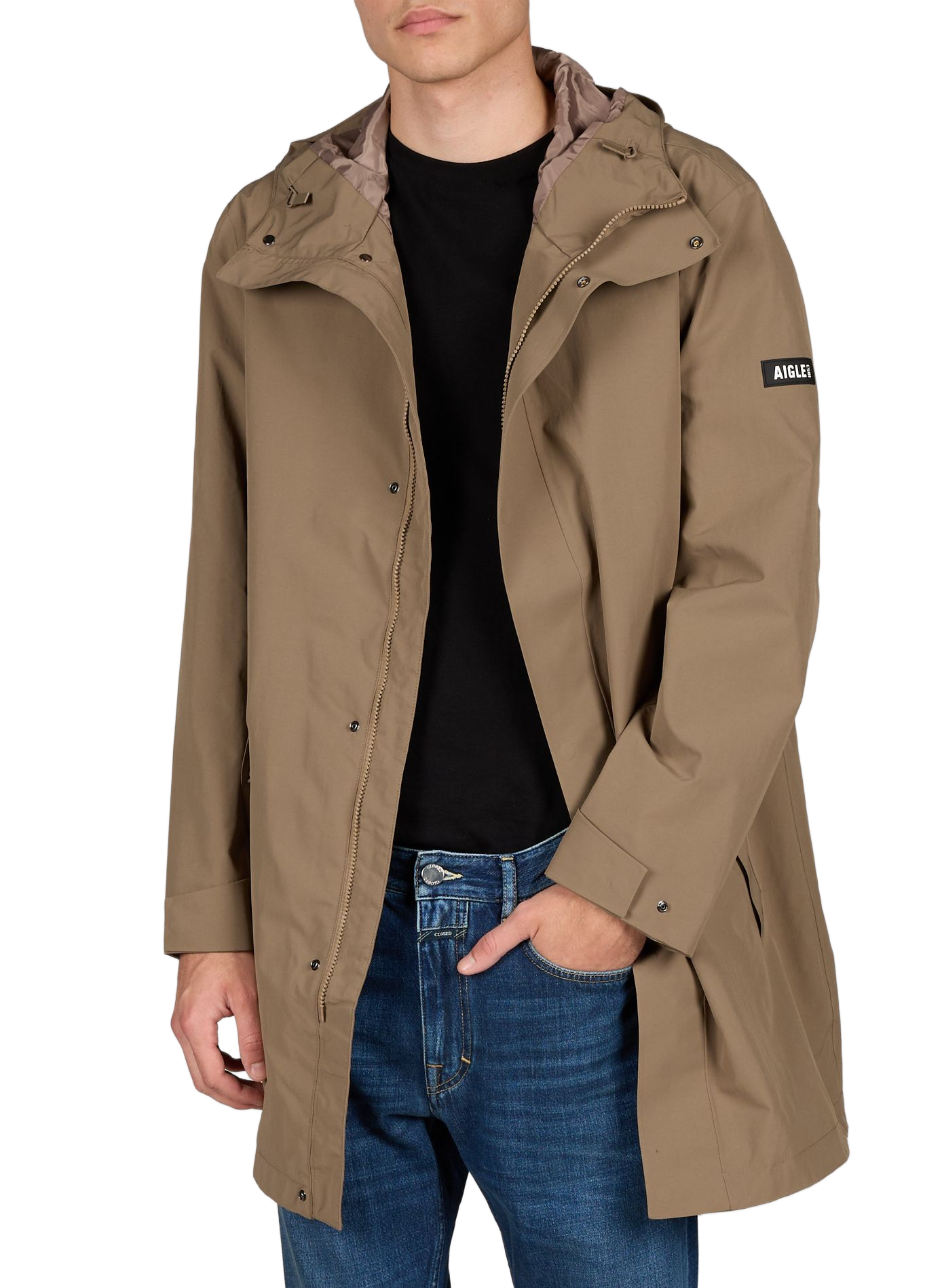 Long cut parka AIGLE Brown