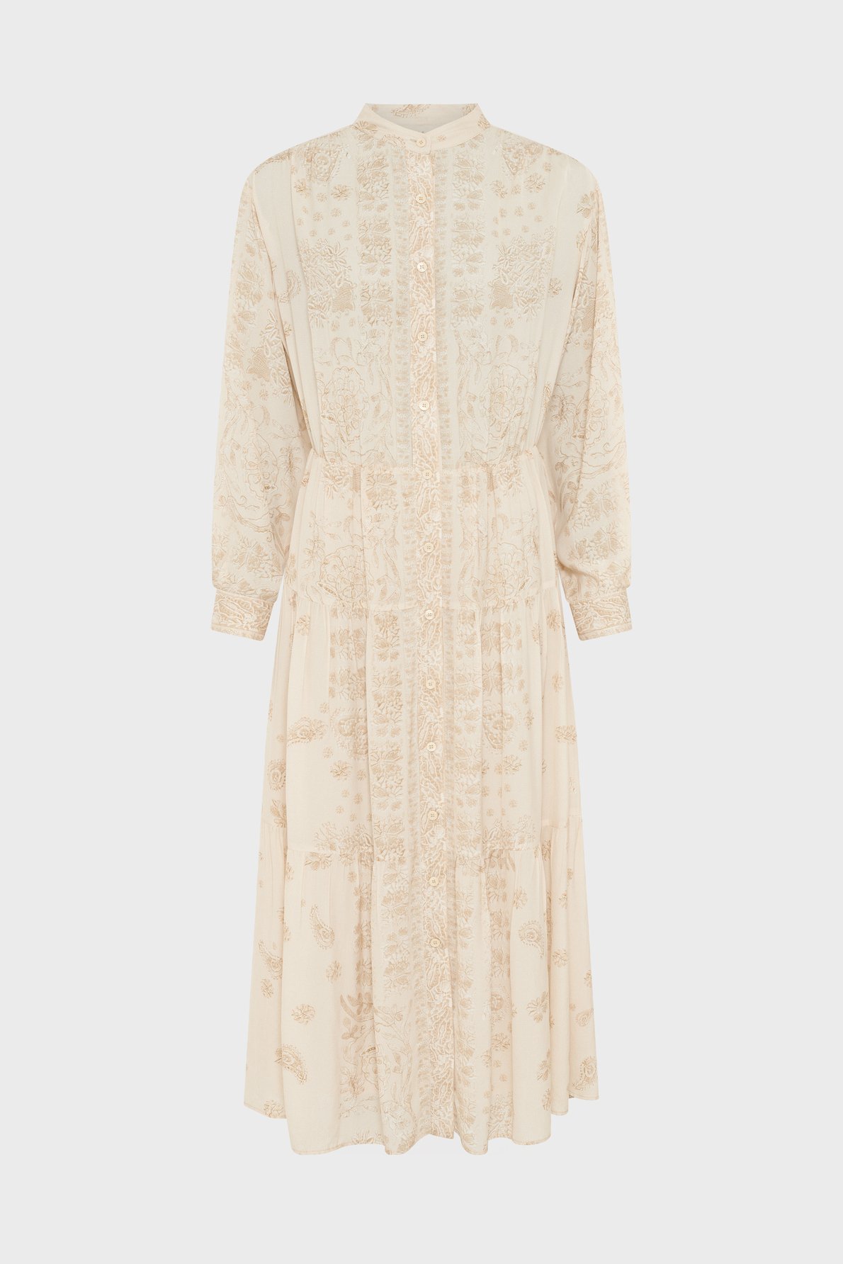 Robe longue à broderies - rishana GERARD DAREL Beige
