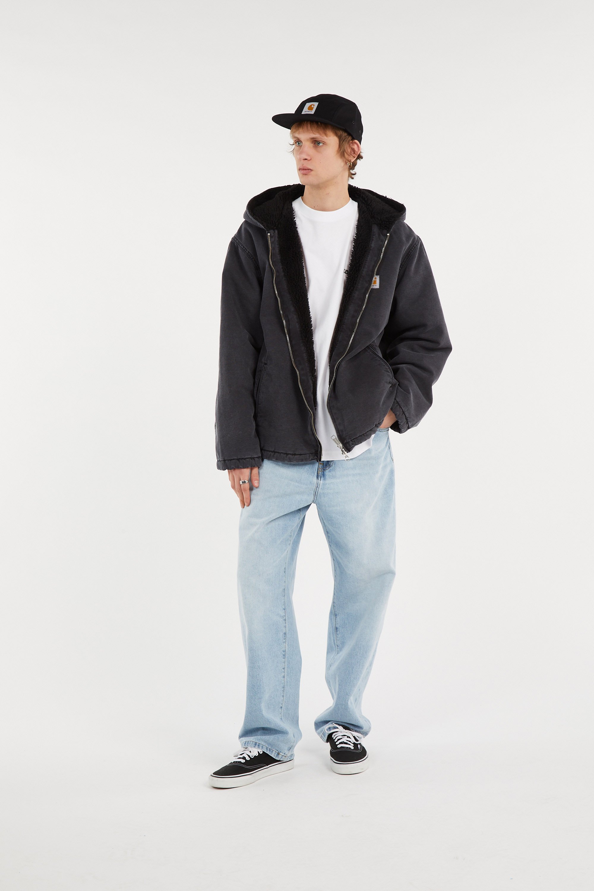 Veste à capuche mitch jacket CARHARTT WIP Noir