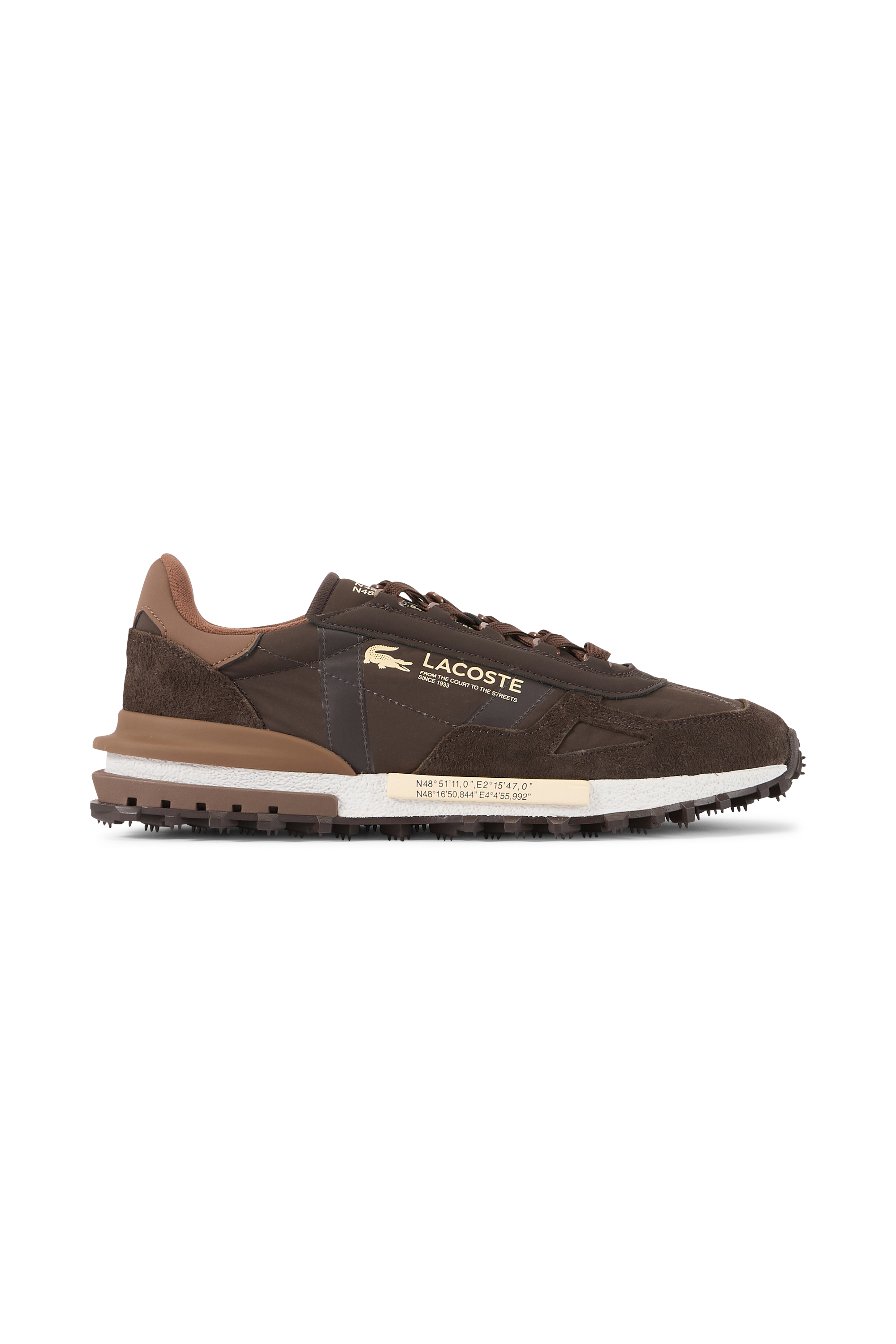 Baskets elite active LACOSTE Marron