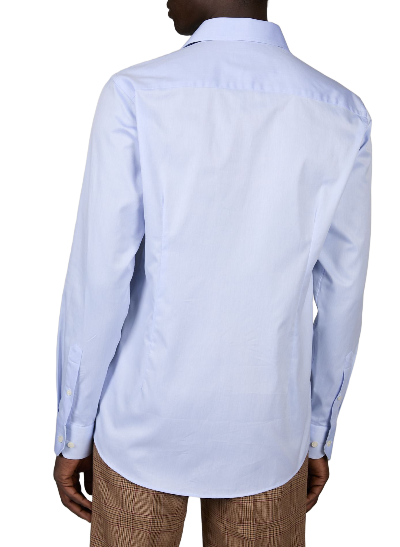 Straight classic collar shirt in cotton ETON Blue
