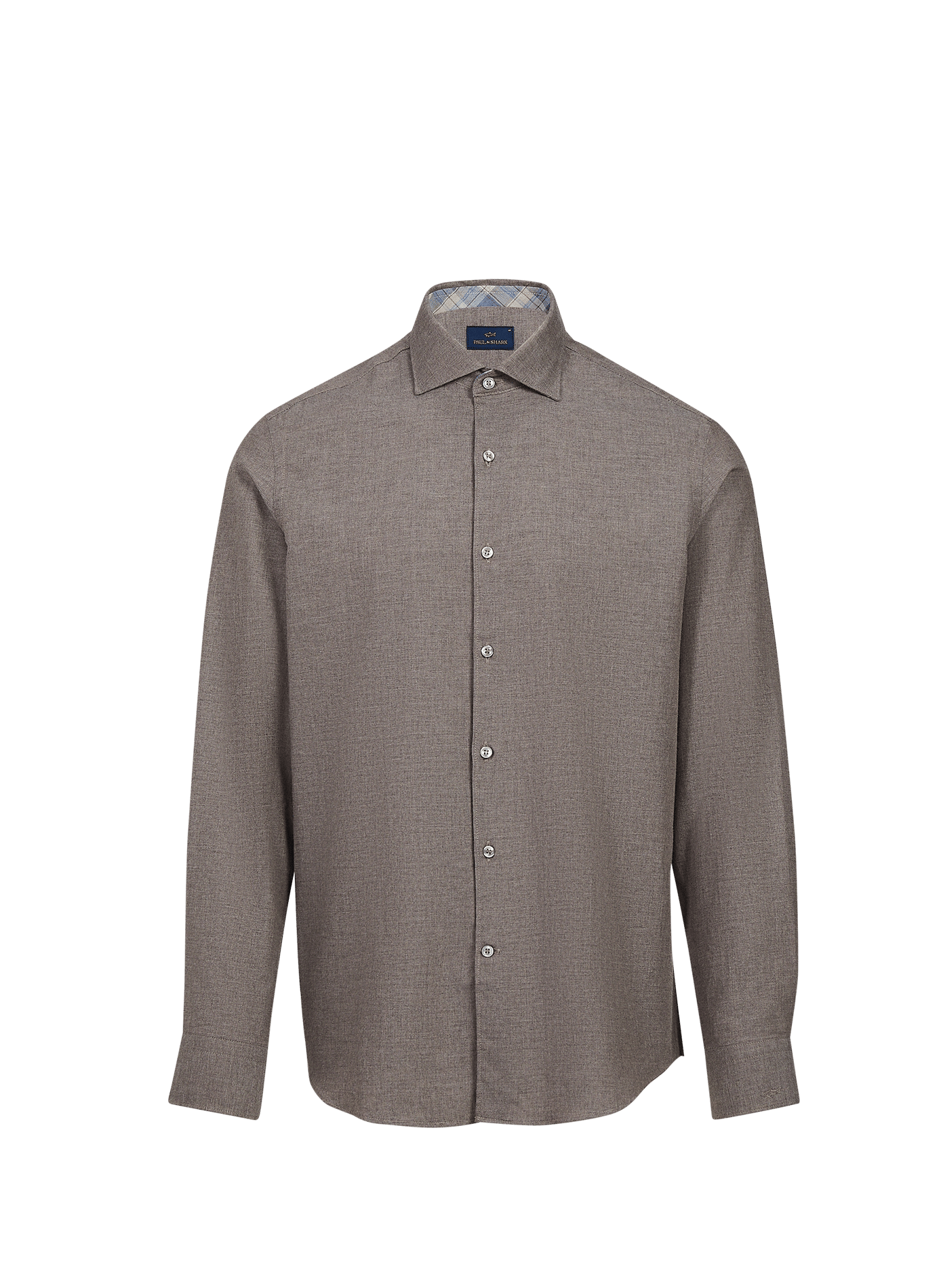 Loose-fit cotton shirt PAUL & SHARK Brown