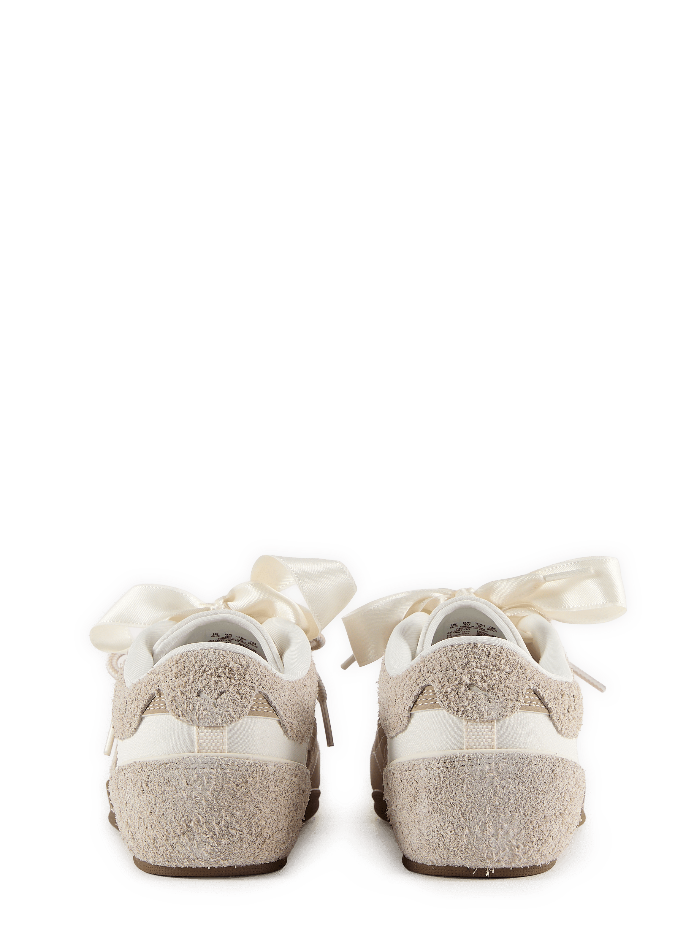 Flat sneakers with double laces PUMA Beige
