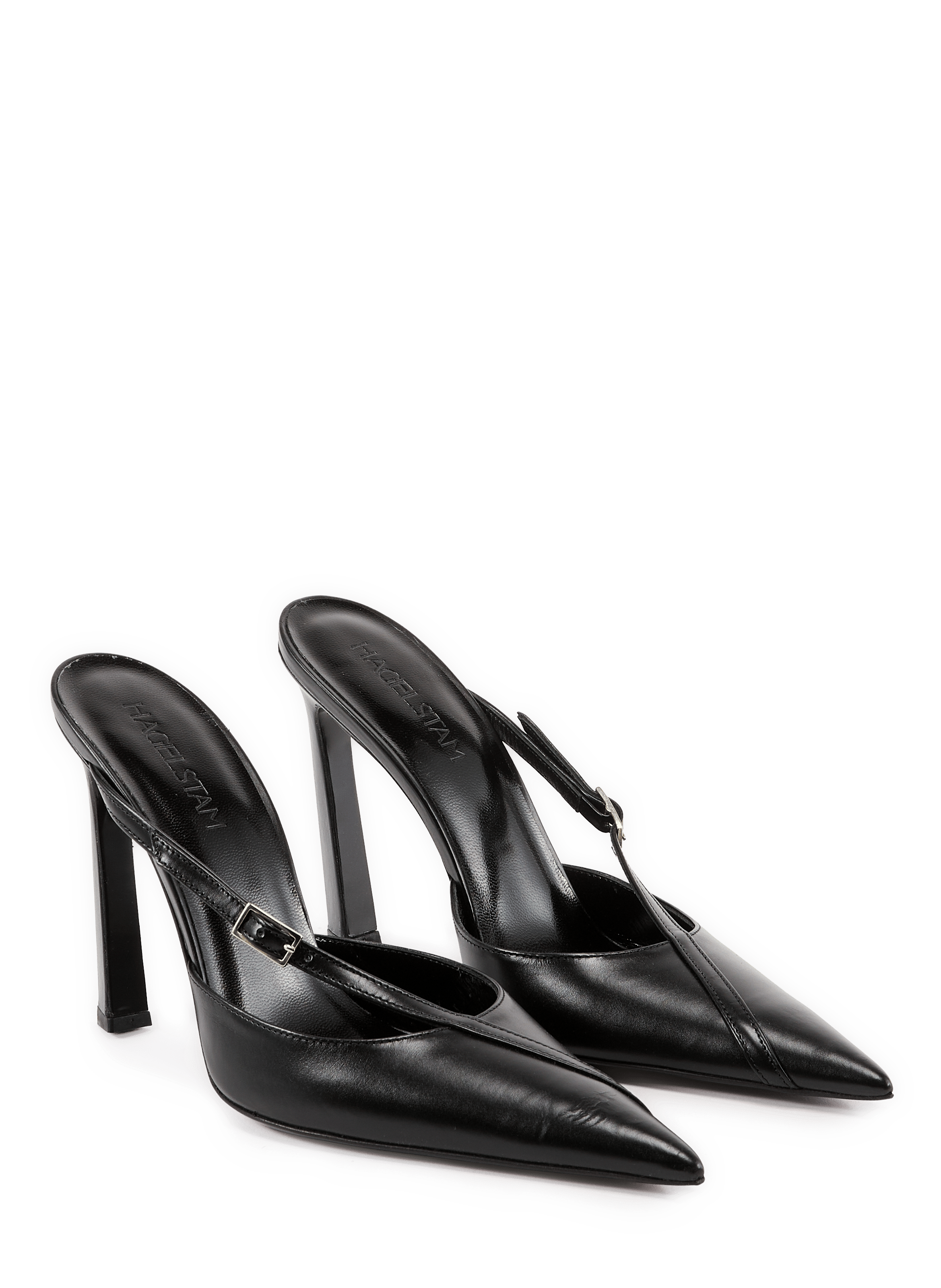 Mules Jade en cuir HAGELSTAM Black