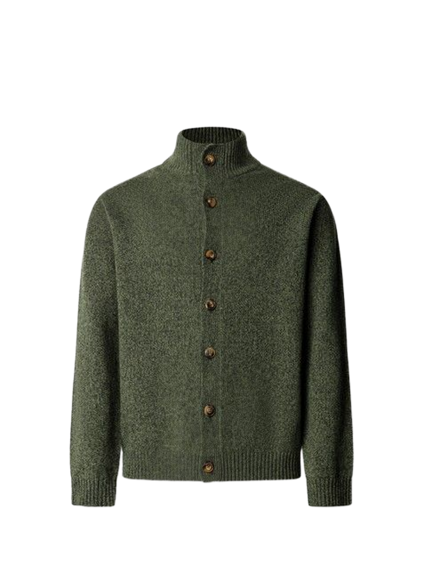 Fox patch cardigan FACONNABLE Khaki