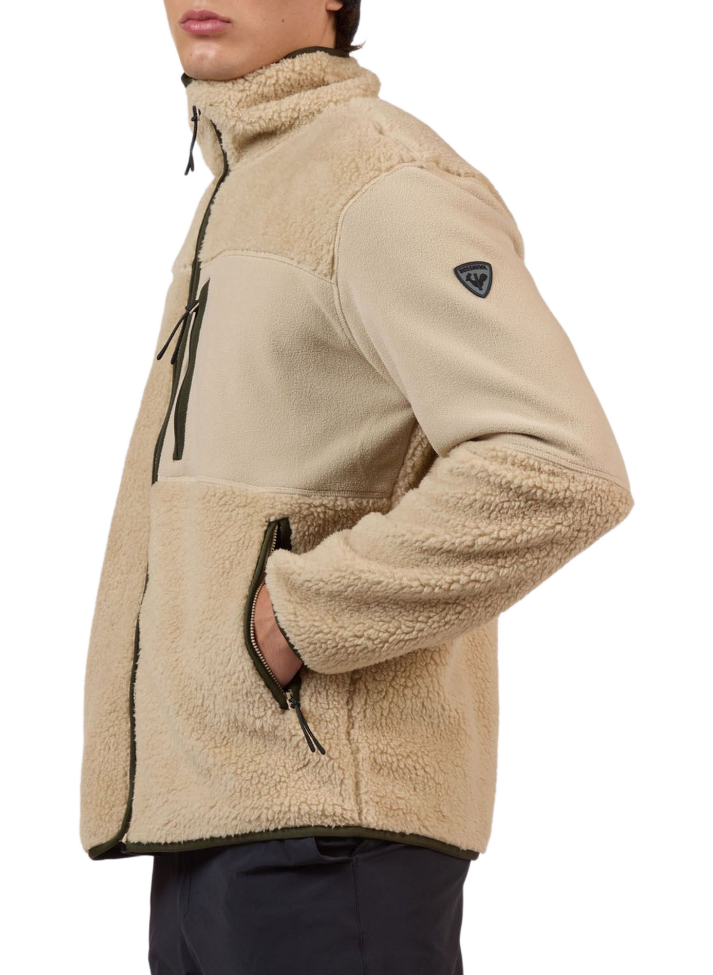 Veste polaire col montant sherpa ROSSIGNOL Beige