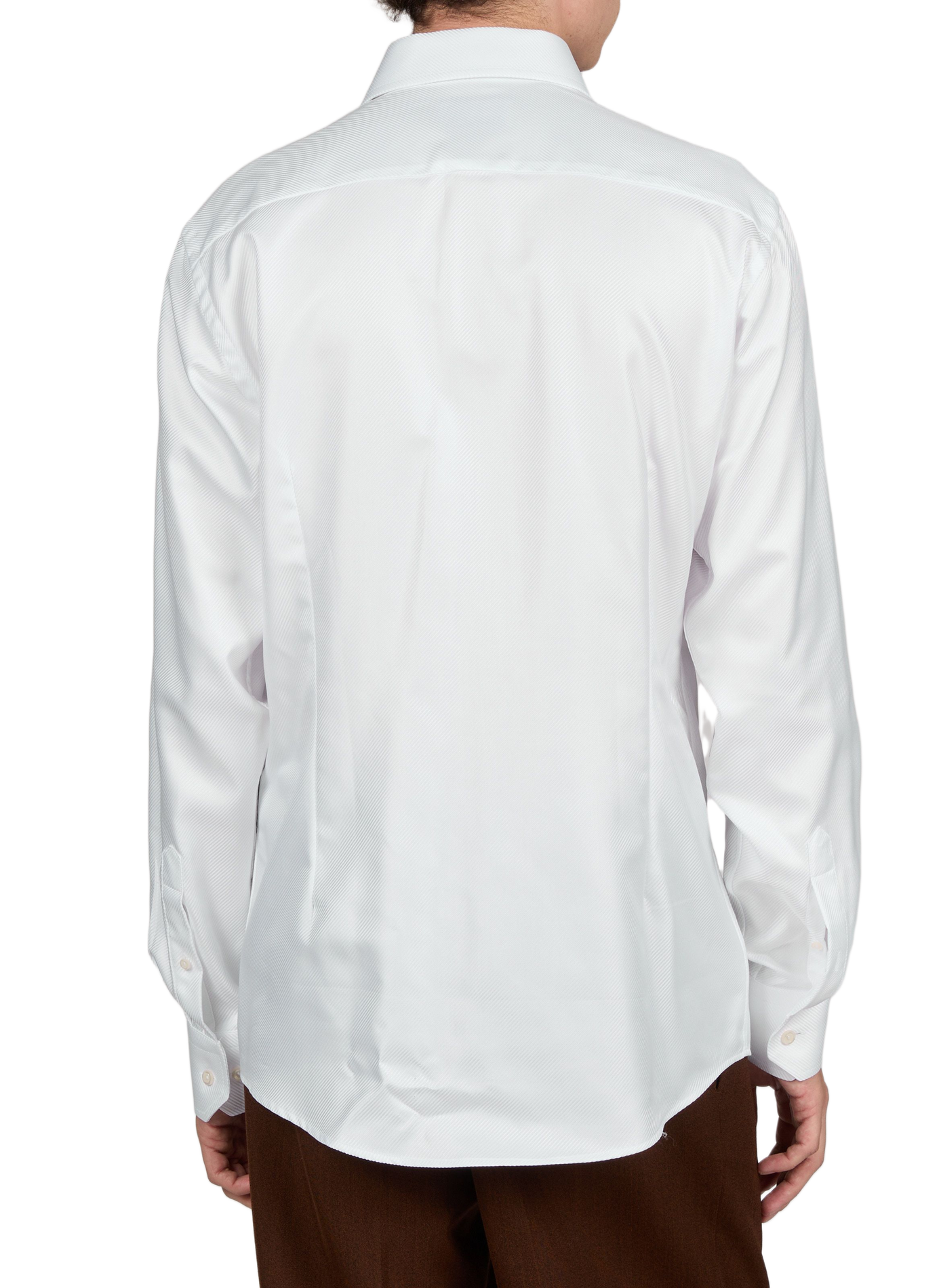 Slim-fit cotton shirt ETON White