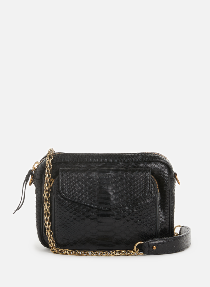 Charly shoulder bag in python leather CLARIS VIROT