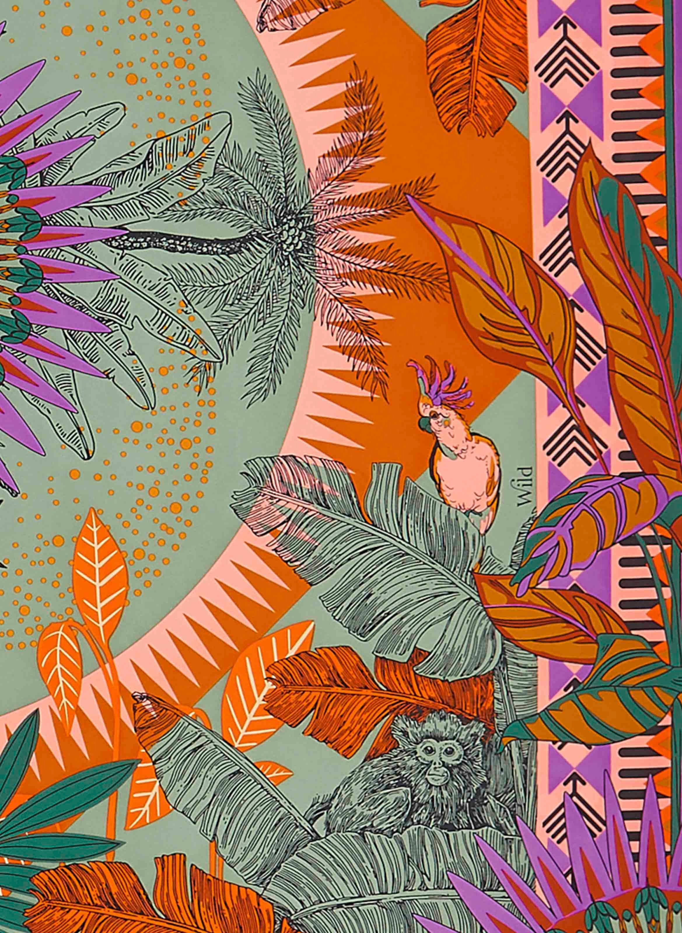 Foulard Zoulou en polyester recyclé