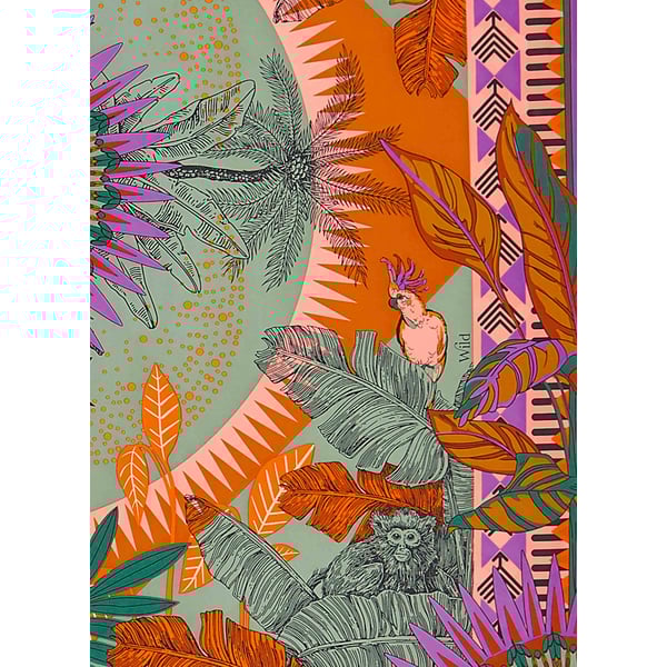 Foulard Zoulou en polyester recyclé