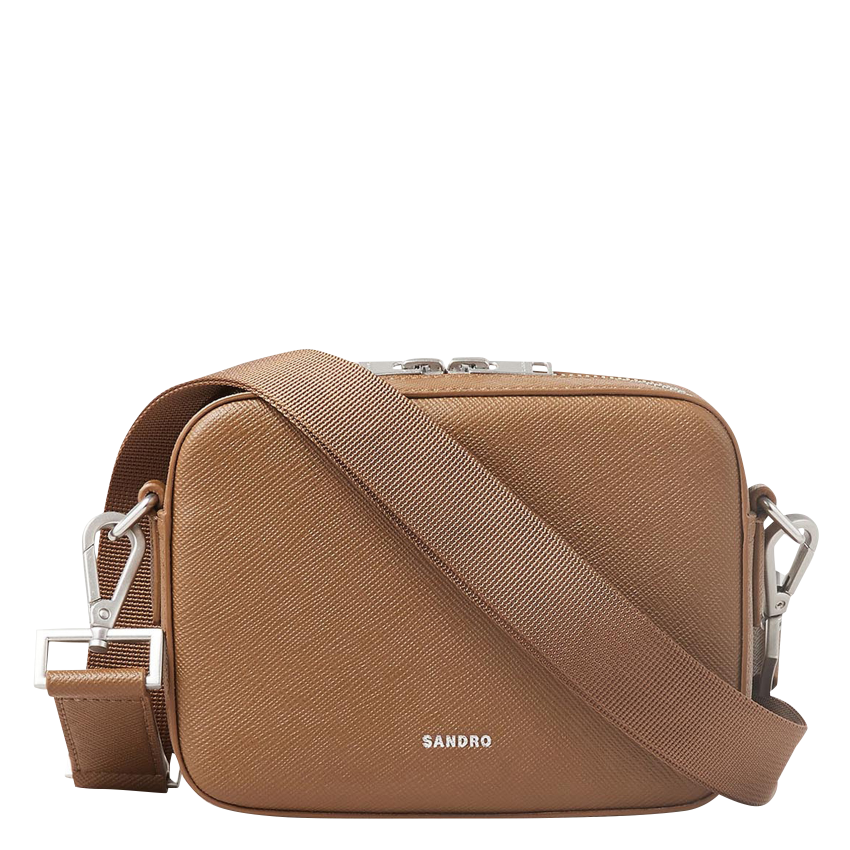 SAC BANDOULIèRE EN CUIR RECYCLé MINIBAG HOOK SANDRO pour HOMME