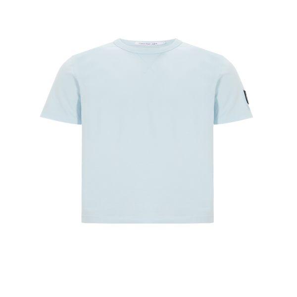 Calvin Klein Cotton T-shirt In Blue