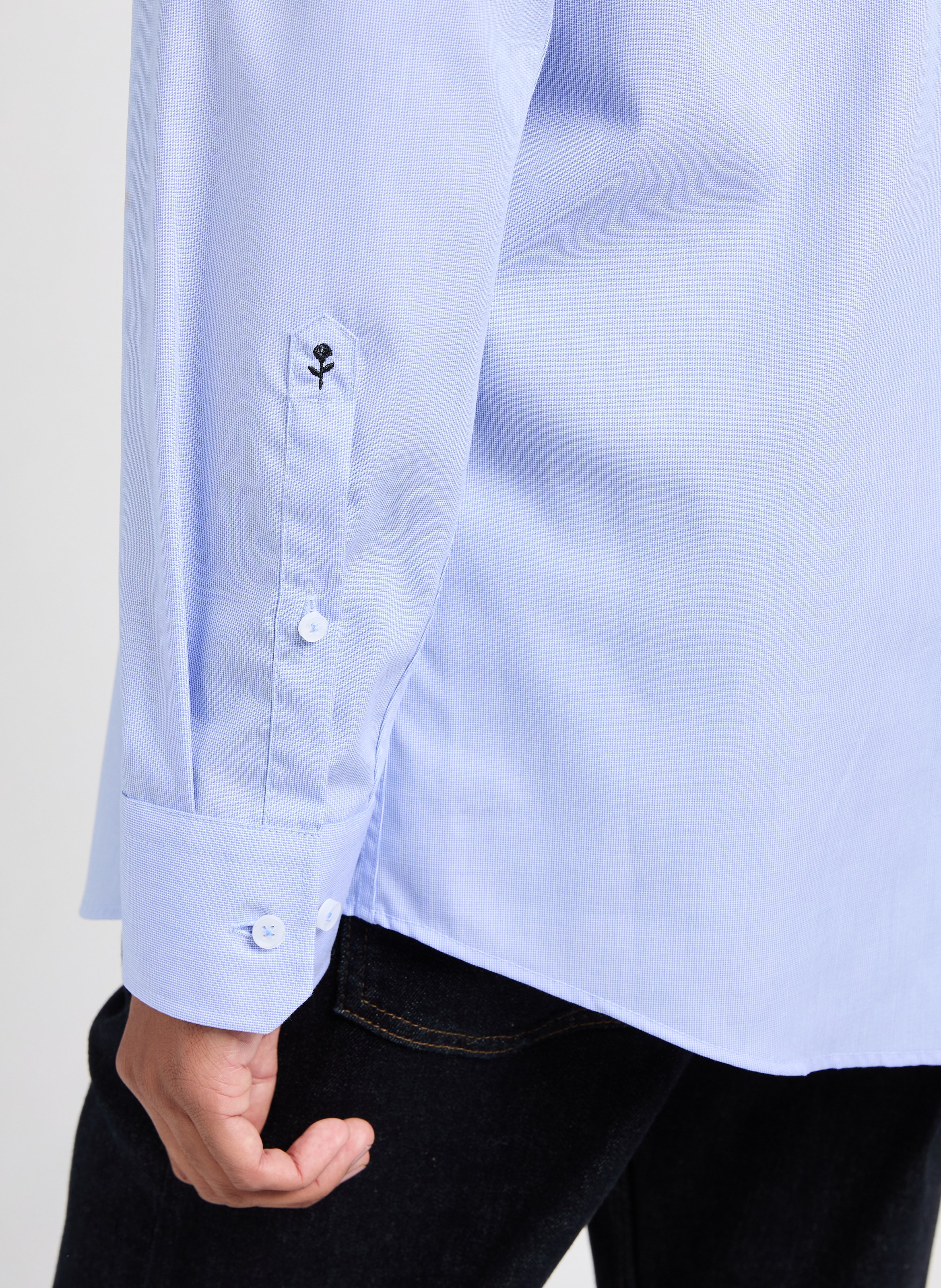 Straight cotton Shirt SEIDENSTICKER Blue
