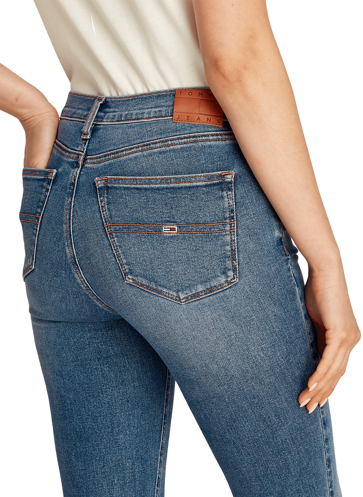 Jean skinny Nora taille mi-haute TOMMY HILFIGER Bleu