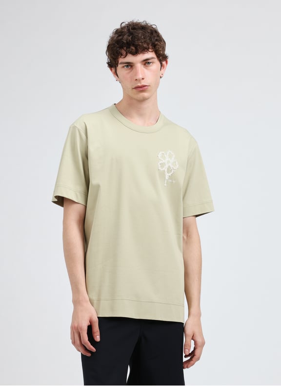 T-shirt en coton Pedro Beige by NN.07 NN.07 T-shirt en coton Pedro Beige