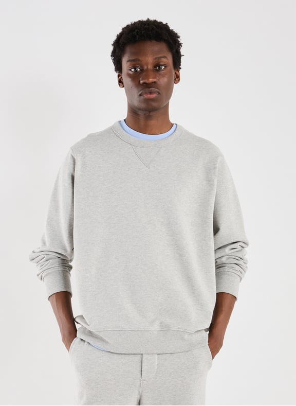 Cotton sweatshirt Grey by AU PRINTEMPS PARIS AU PRINTEMPS PARIS Cotton sweatshirt Grey