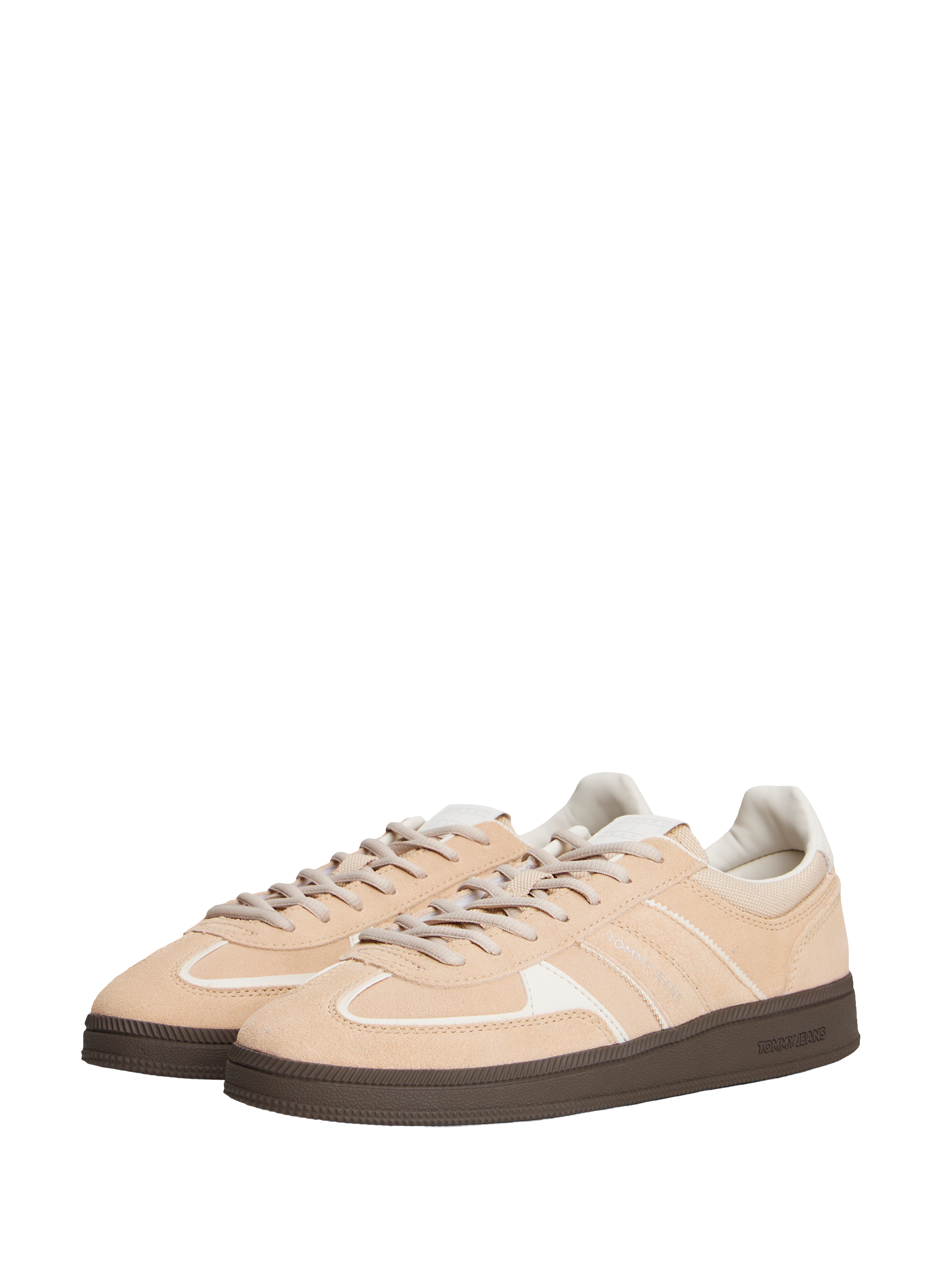 Baskets The Greenwich en daim multitextures TOMMY HILFIGER Beige