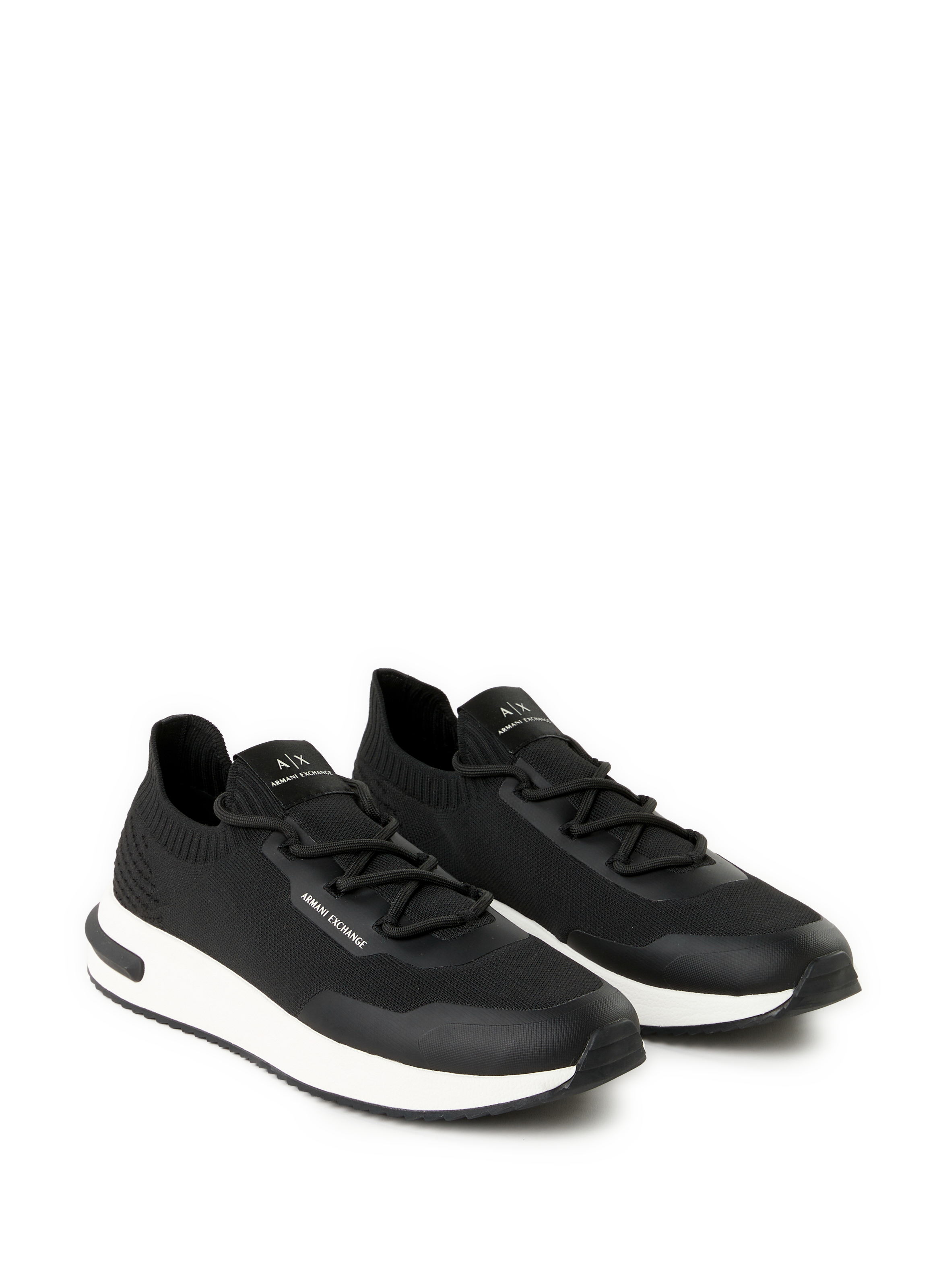 Sneaker socks with logo ARMANI EXCHANGE Black