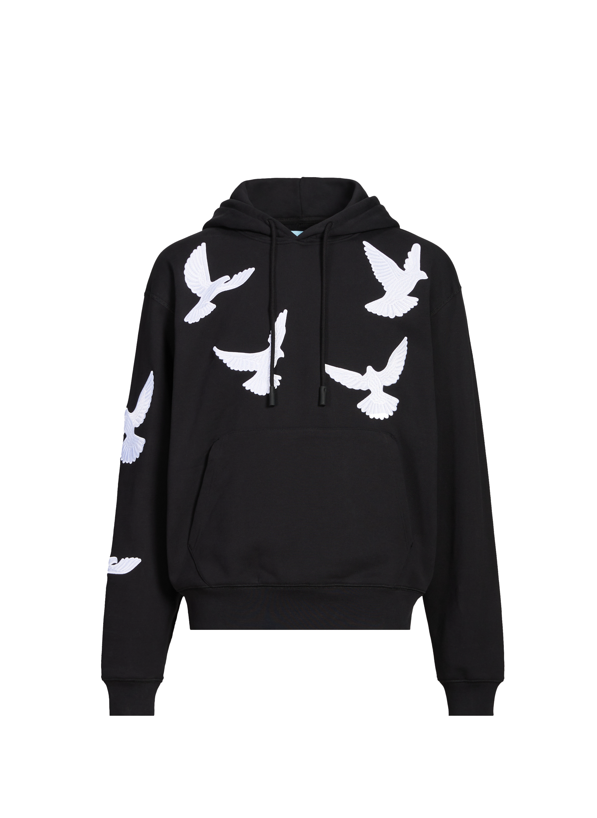 3 PARADIS Cotton hoodie Black