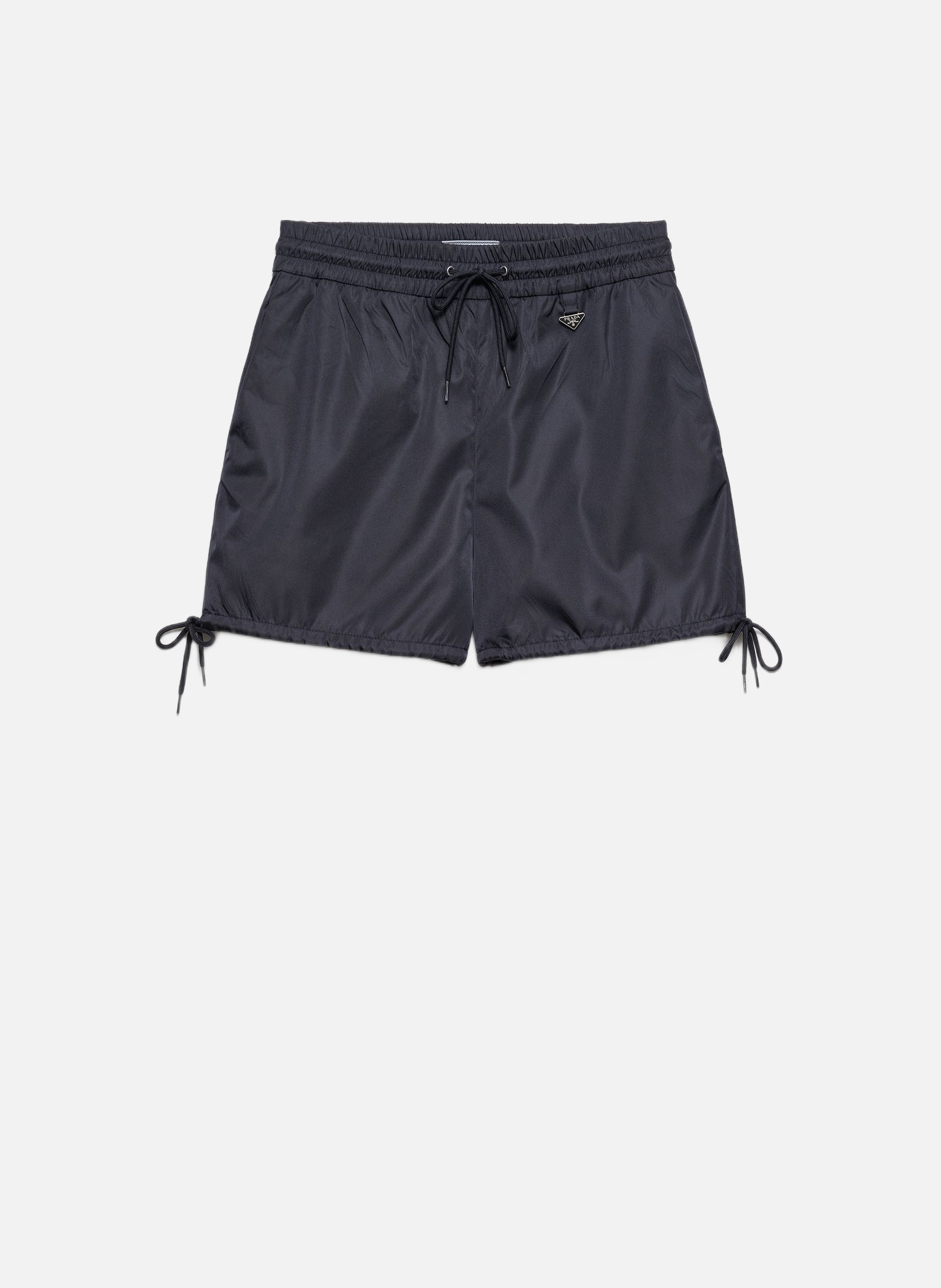 PRADA Short en re-nylon Bleu