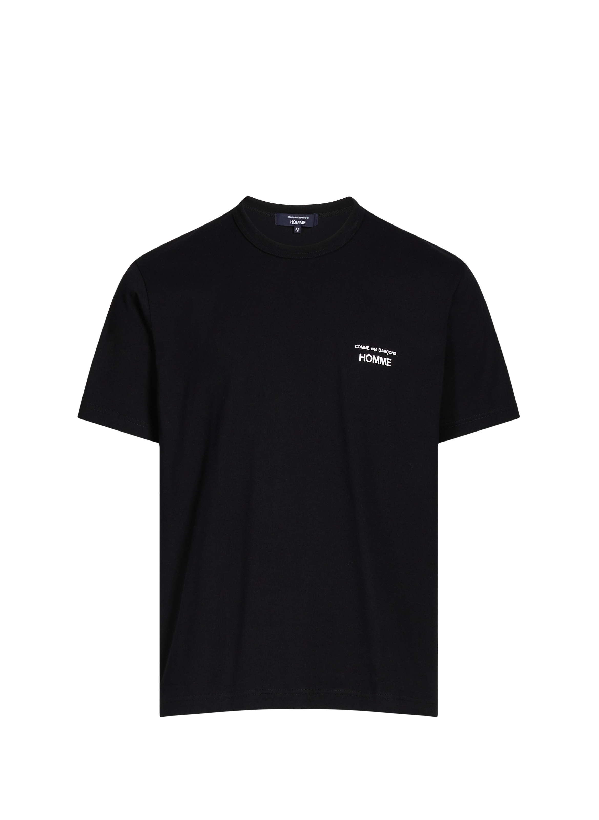 Cotton round-neck T-shirt Black