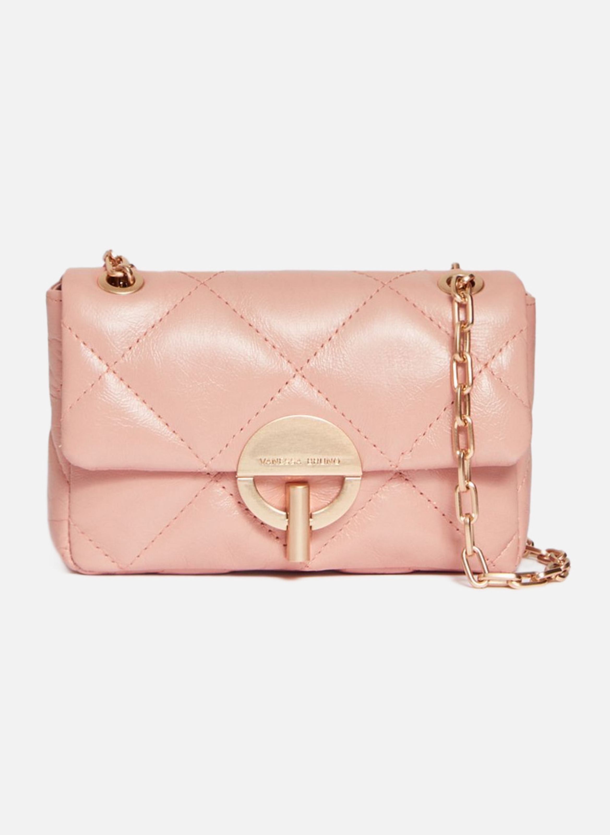 Petit sac moon en cuir VANESSA BRUNO Rose