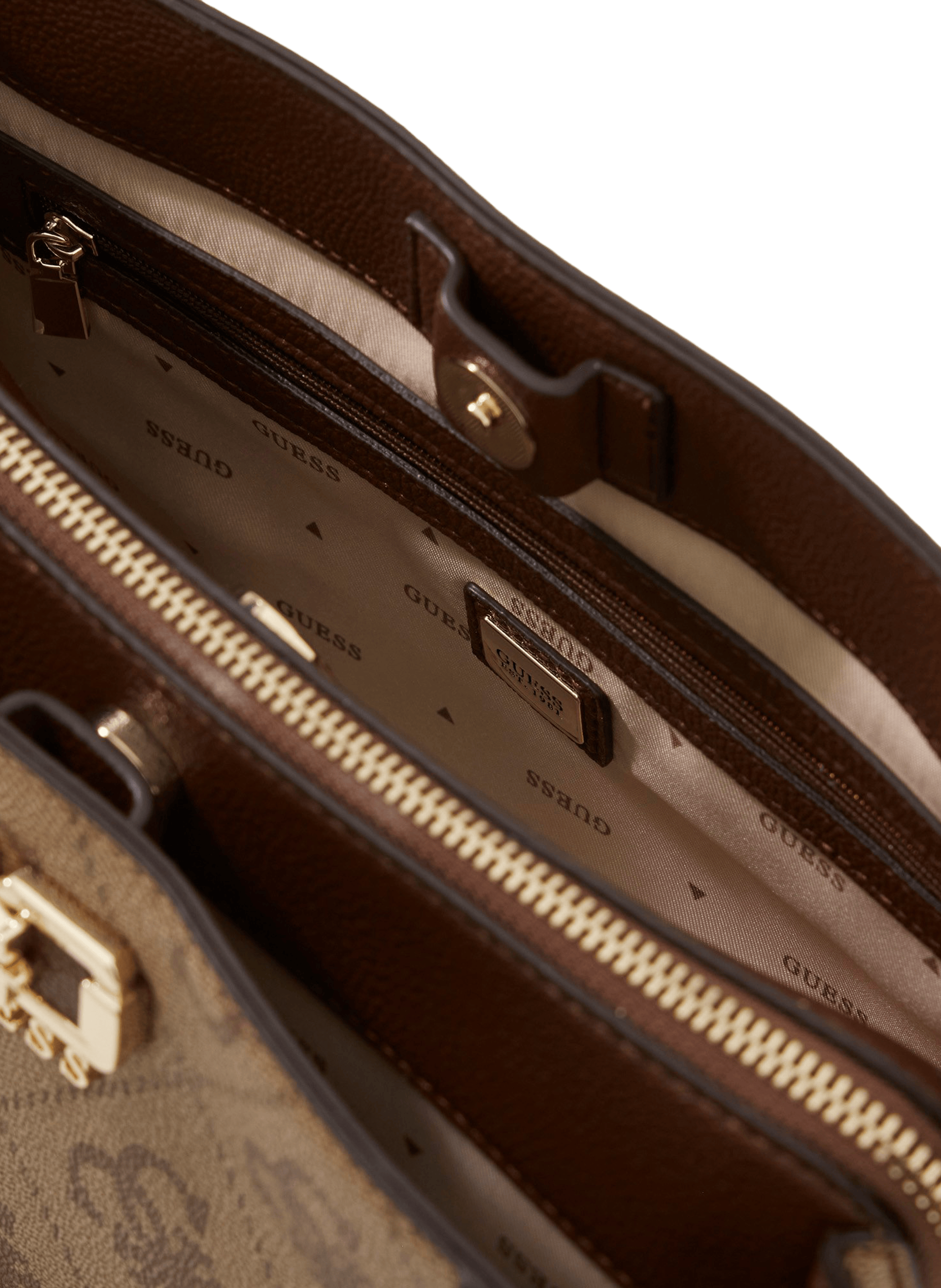 Karnilla printed handbag GUESS Brown