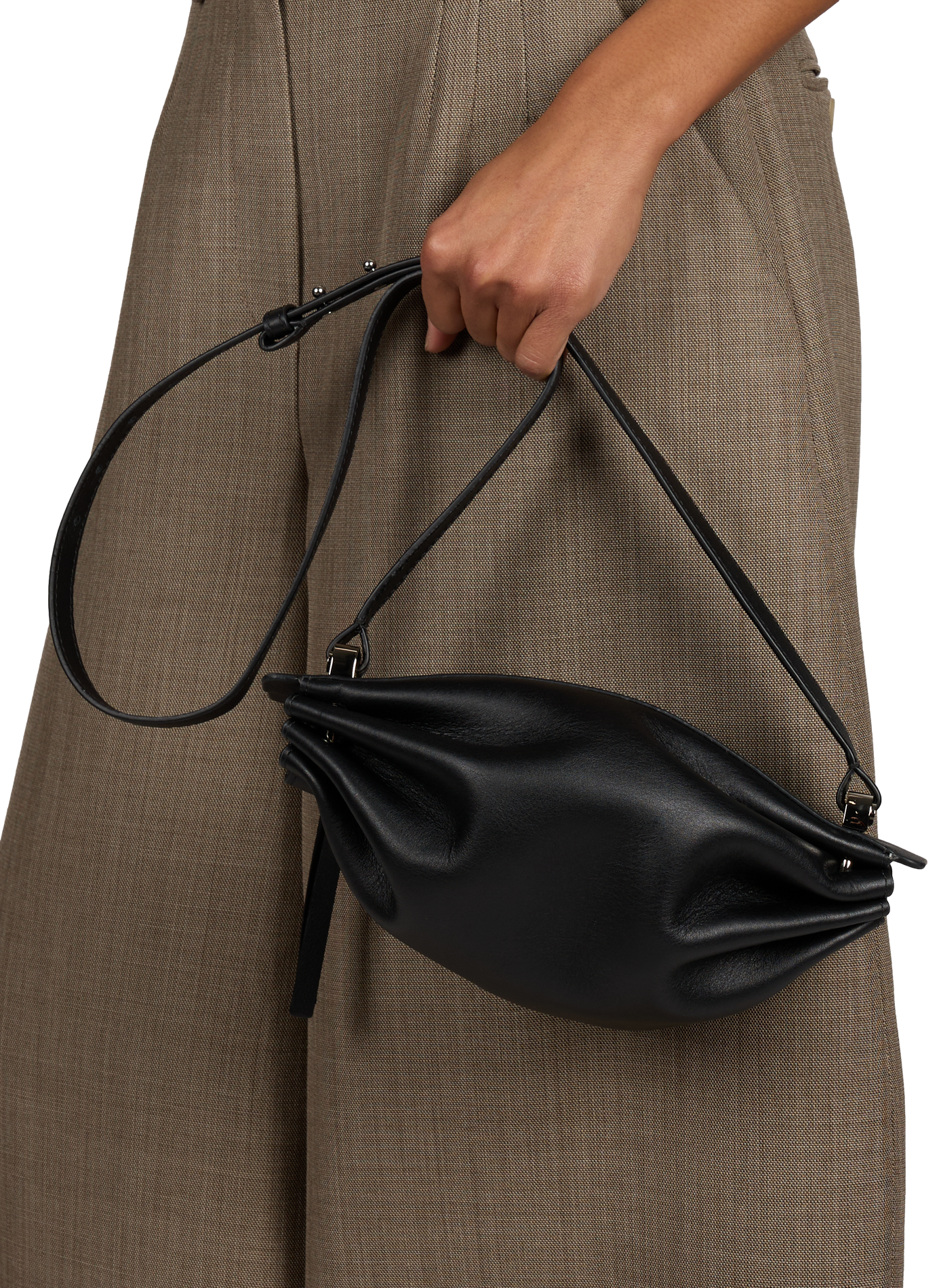 Leather Shoulder bag BONASTRE Black
