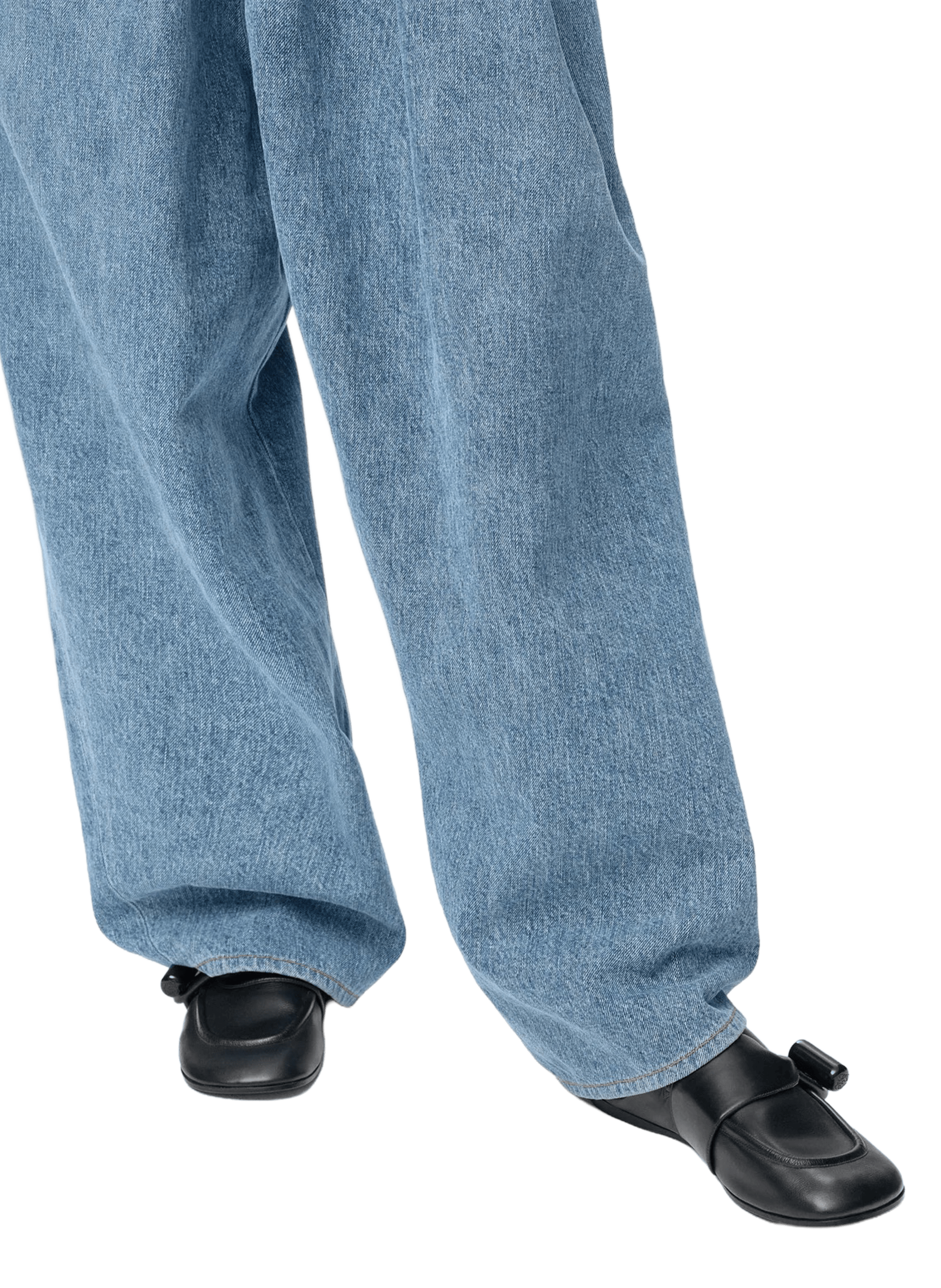 Mocassins Toggle en cuir de veau lisse brillant LOEWE Noir