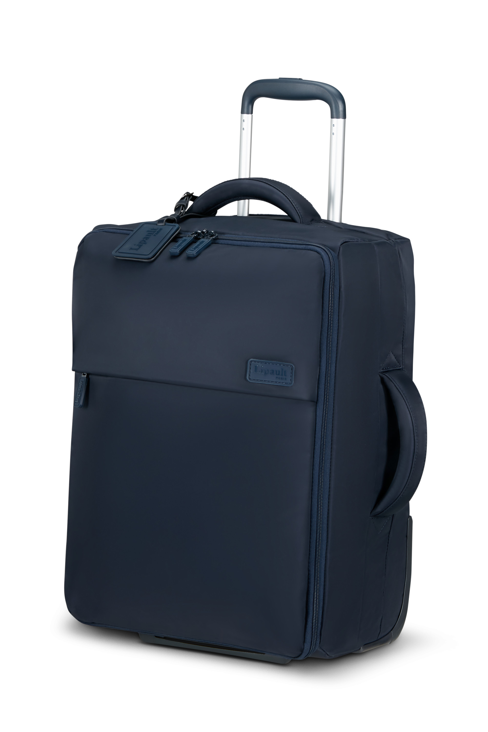 Foldable plume valise 2 roues taille s LIPAULT PARIS Bleu