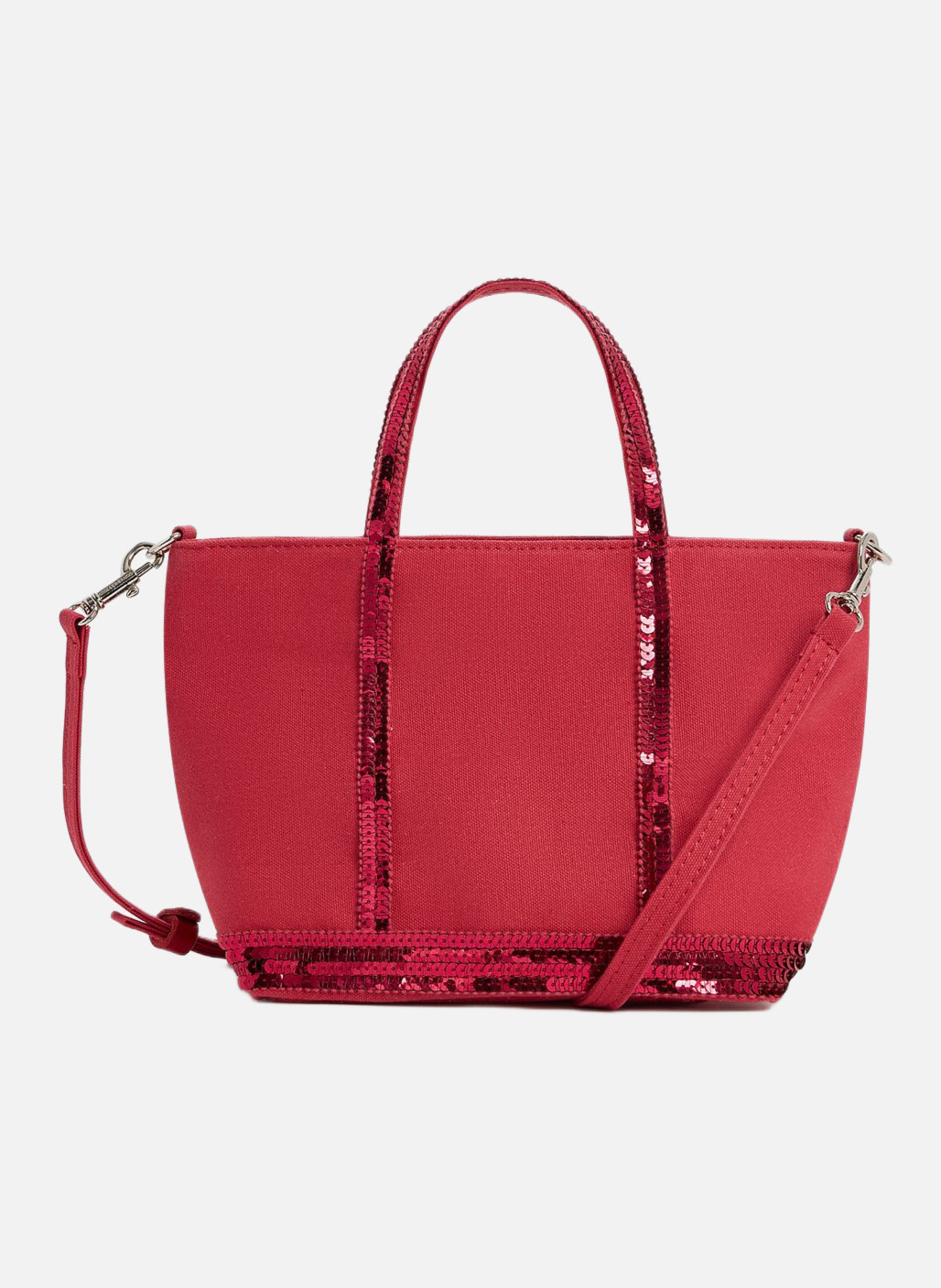 Cabas xs zippé en toile VANESSA BRUNO Rose