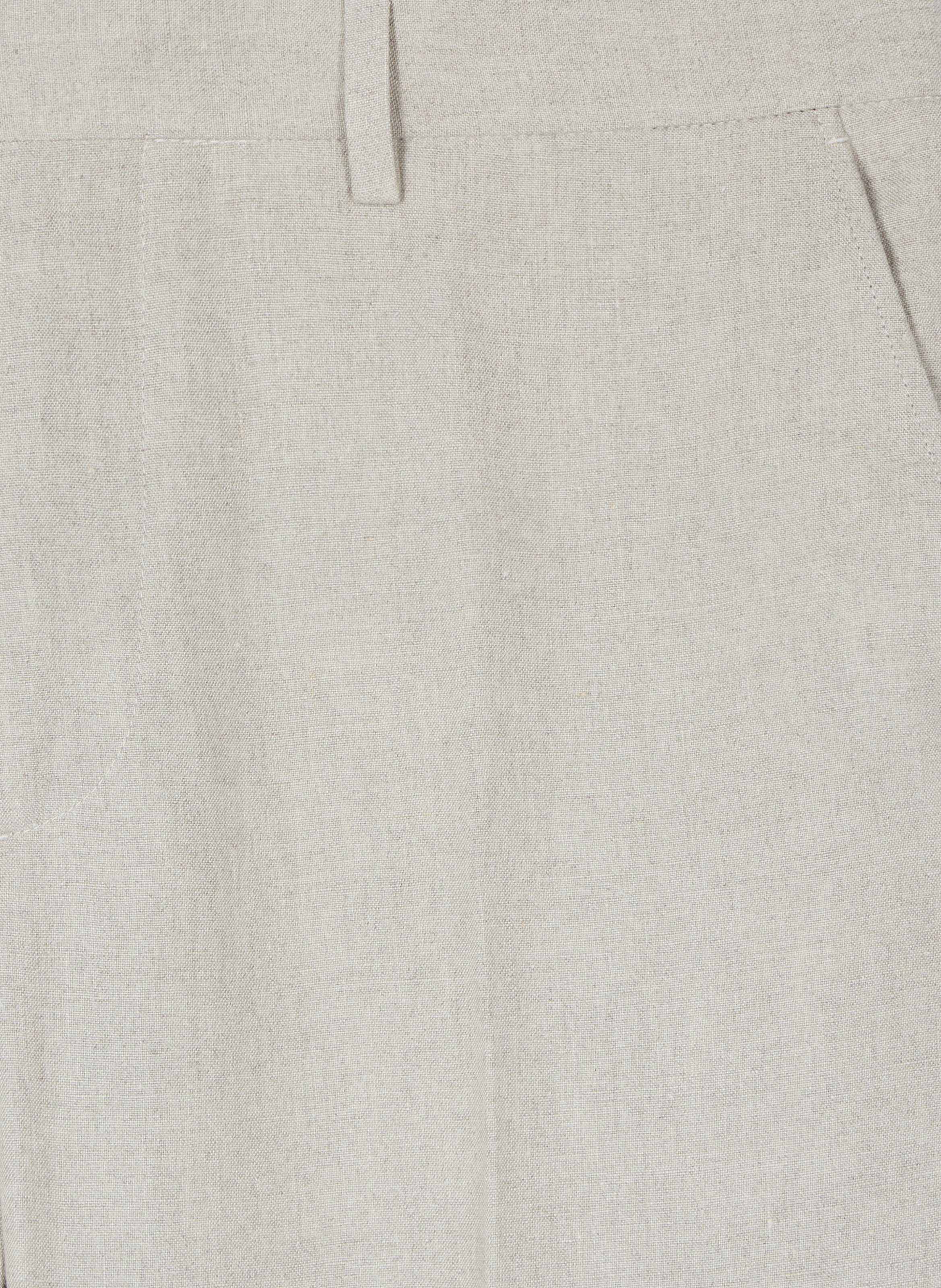 Pantalon de costume en lin THE KOOPLES Beige