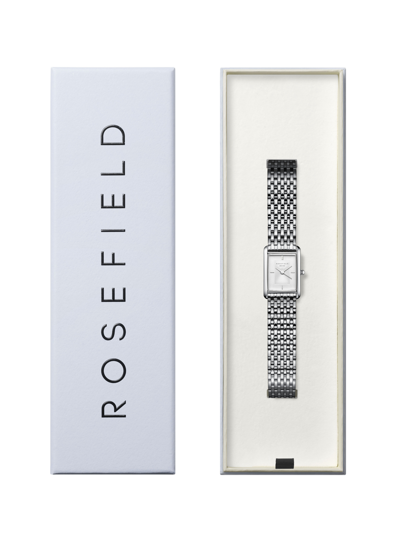 Montre analogique Heirloom en acier inoxydable ROSEFIELD Blanc