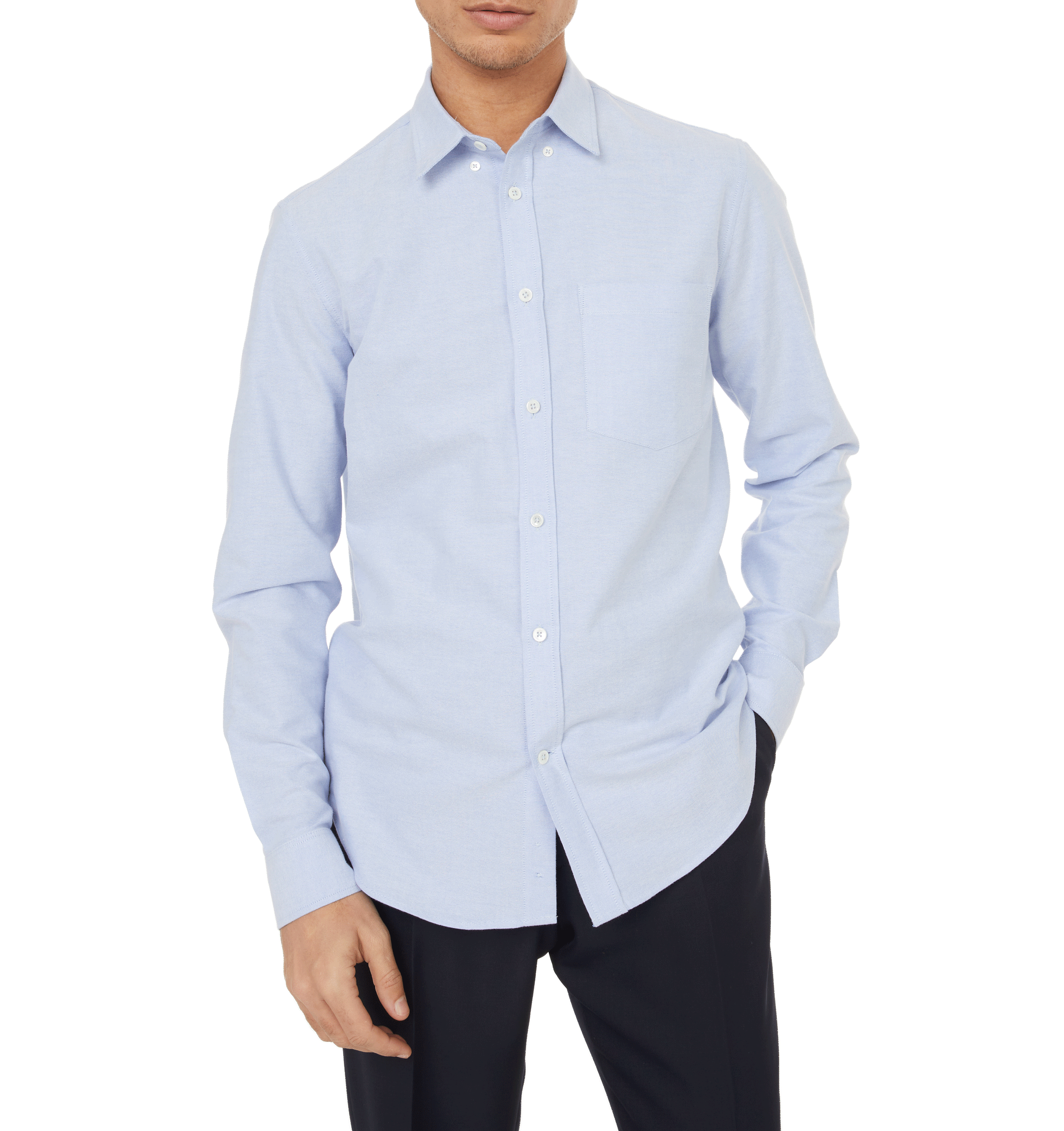 Chemise en coton Oxford EDITIONS 102 Bleu