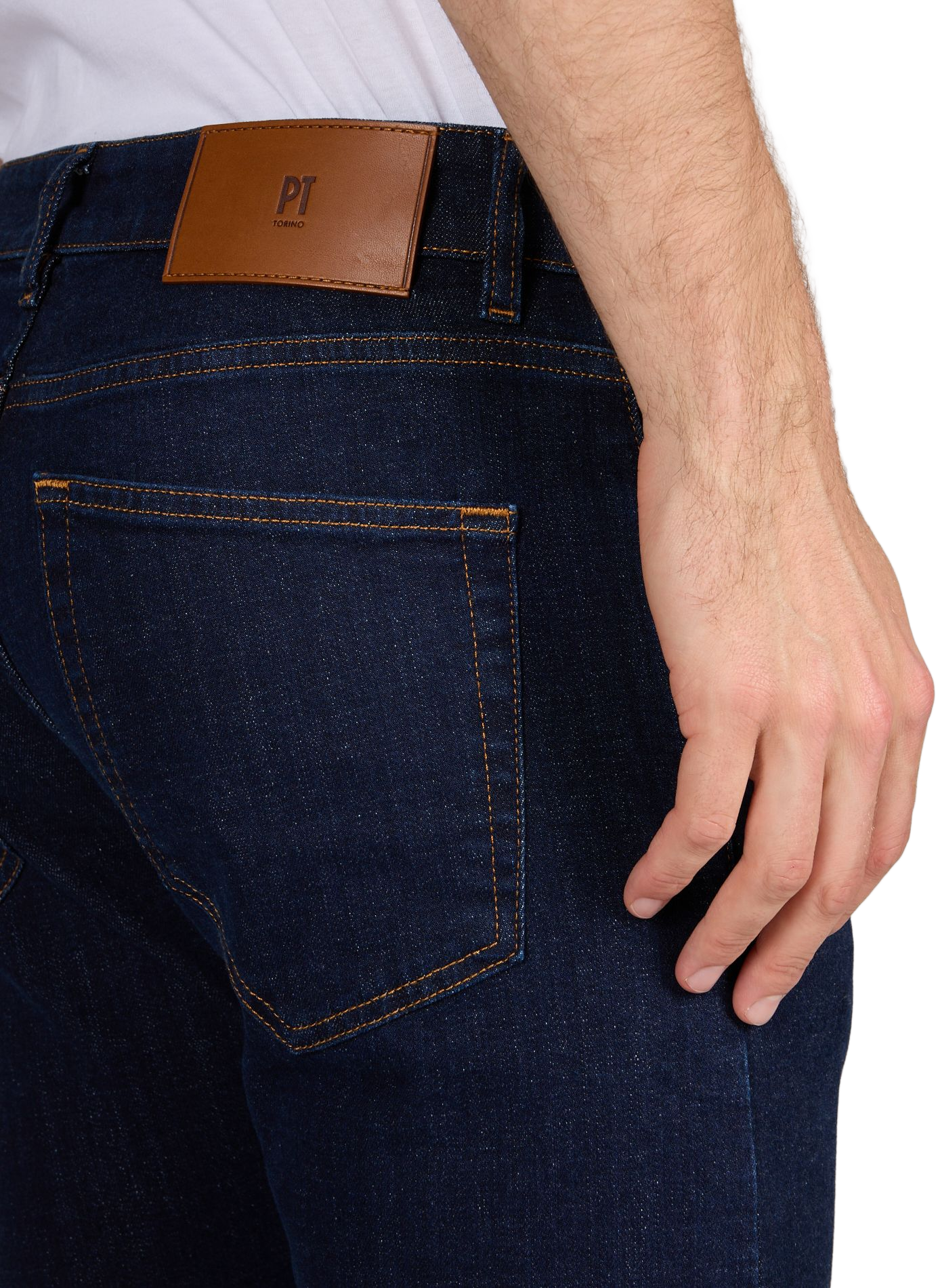 Casual 90's blended cotton jeans PT01 Blue