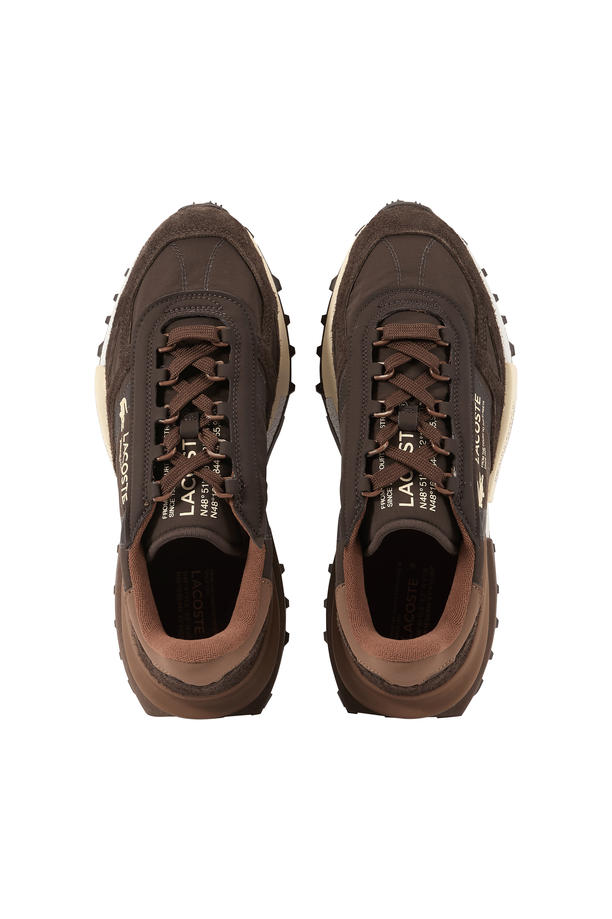 Baskets elite active LACOSTE Marron