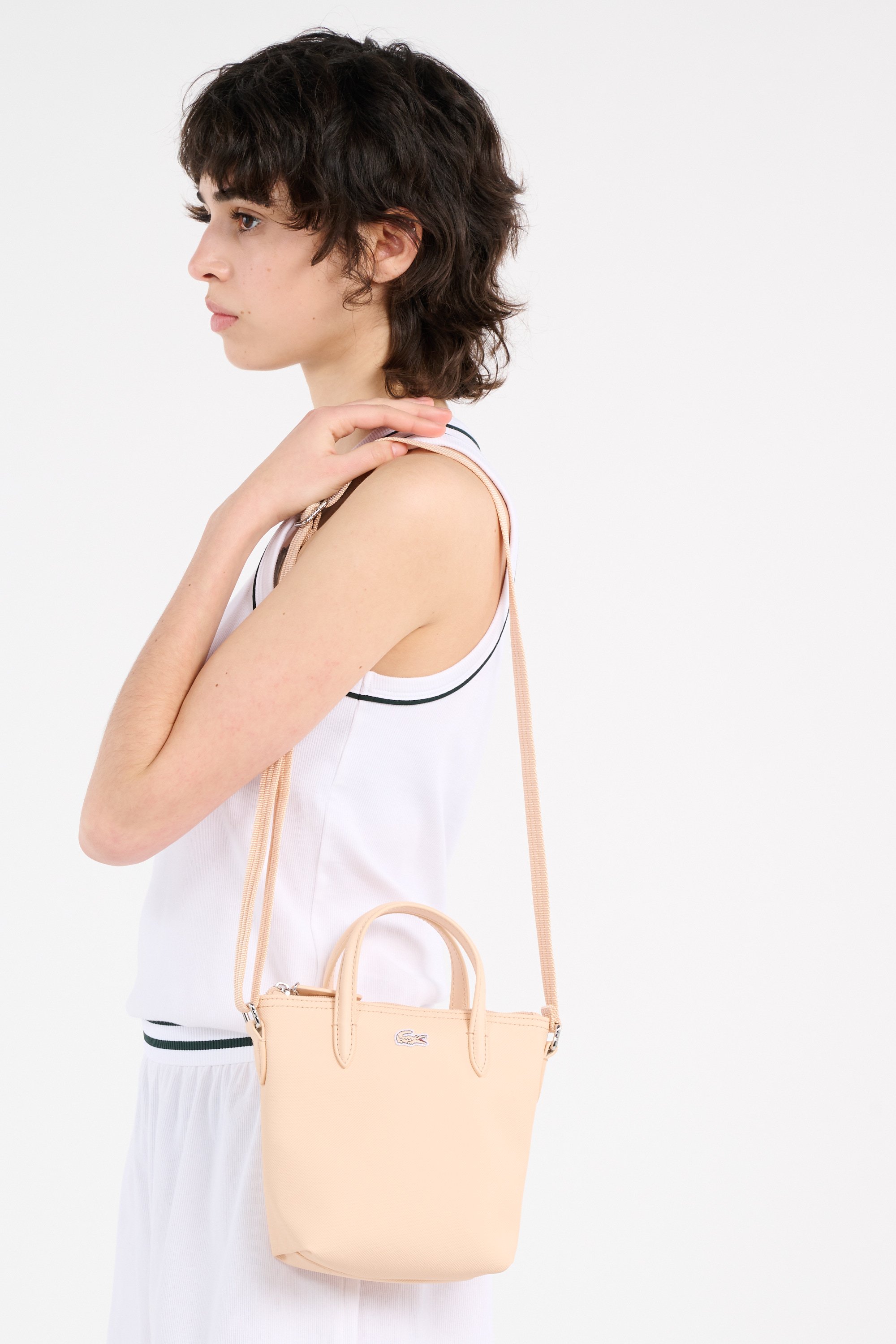 Sac bandoulière xs shopping cross bag LACOSTE Orange