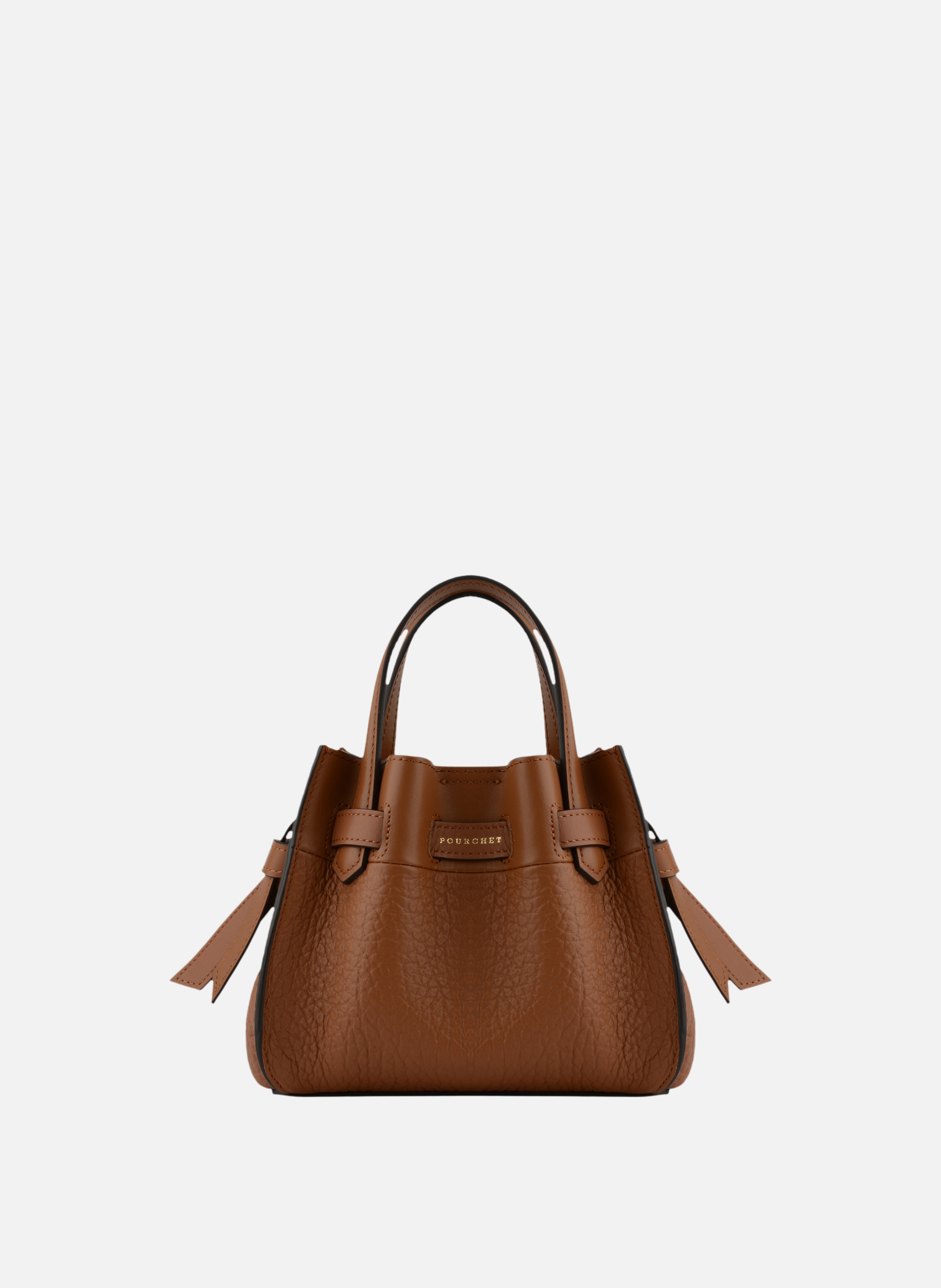 Blossom | sac à main nano en cuir de vachette  Camel
