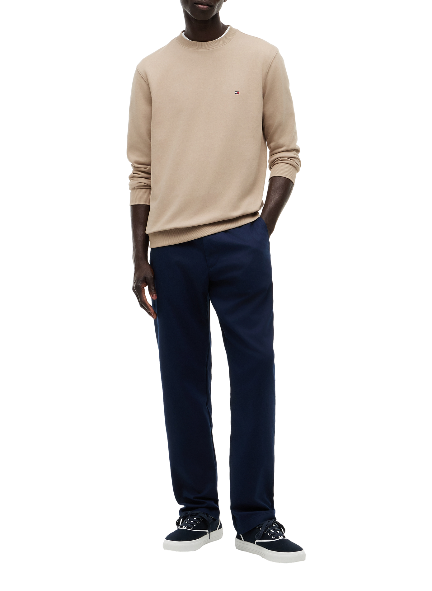 Cotton sweatshirt TOMMY HILFIGER Beige