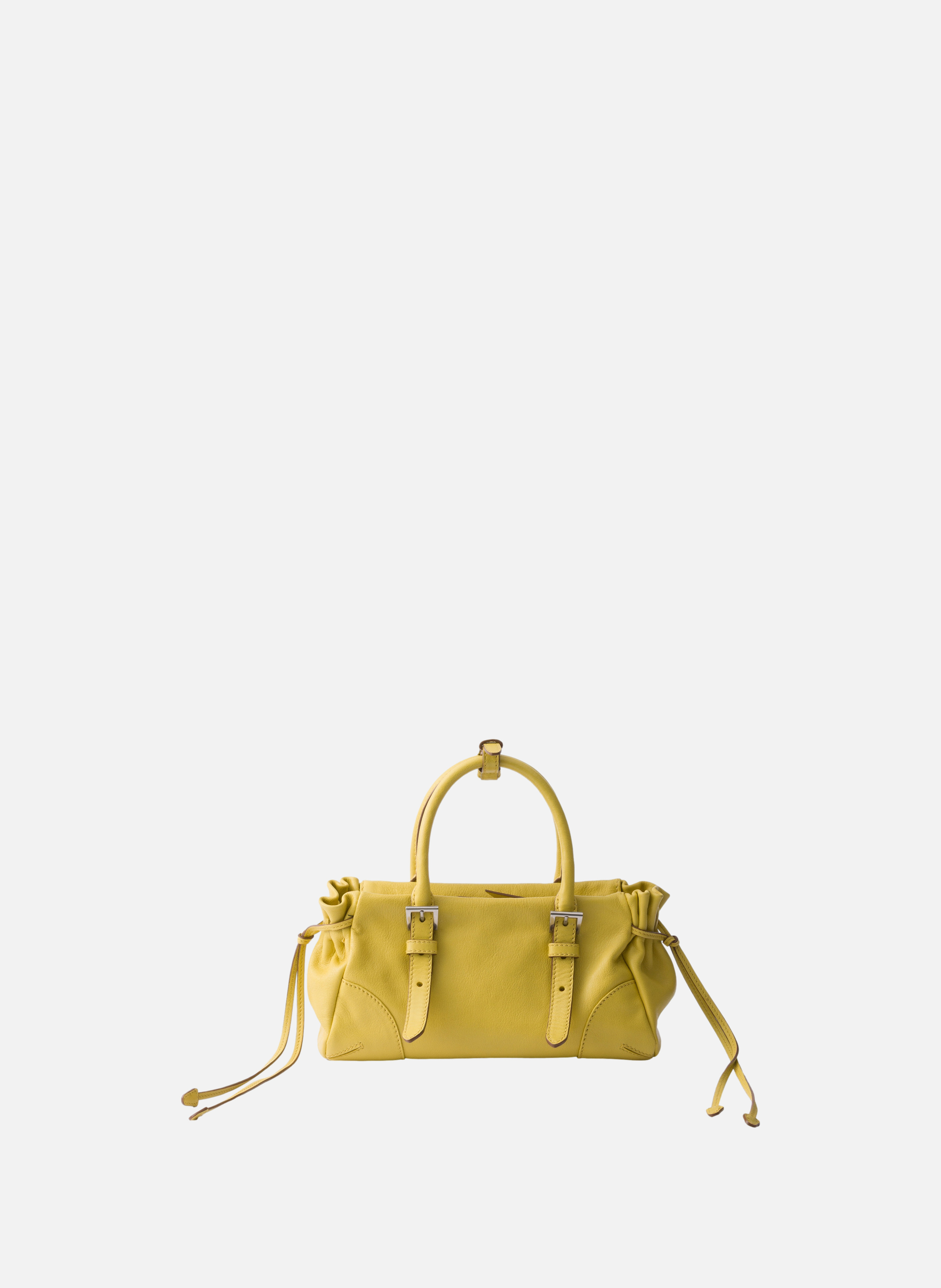 Petit sac prada karin en cuir PRADA Jaune