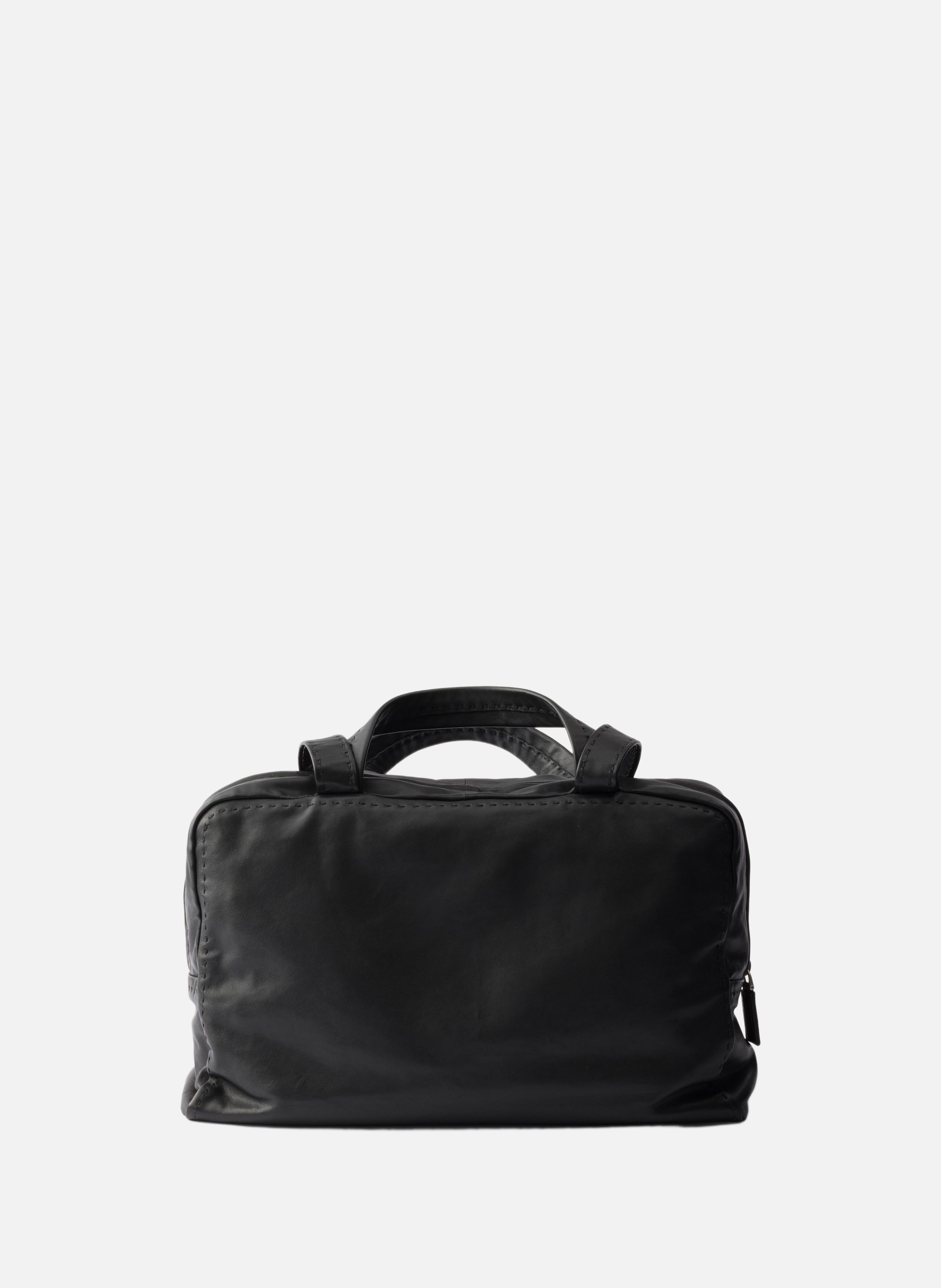 Briefcase en cuir nappa PRADA Noir