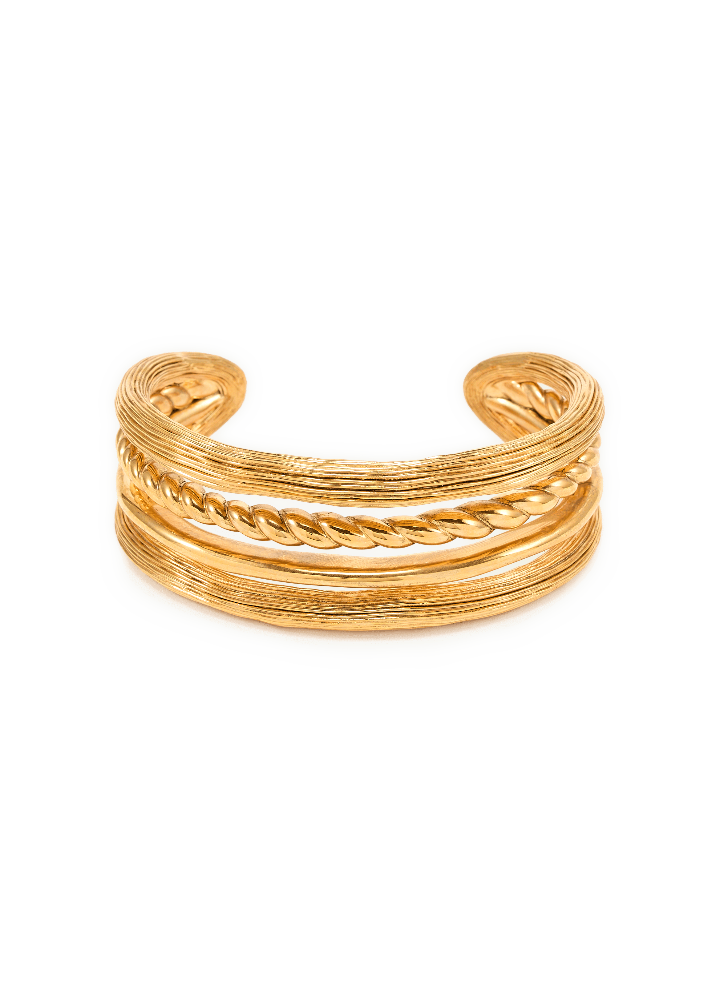 Letaba bangle cuff AURELIE BIDERMANN Golden