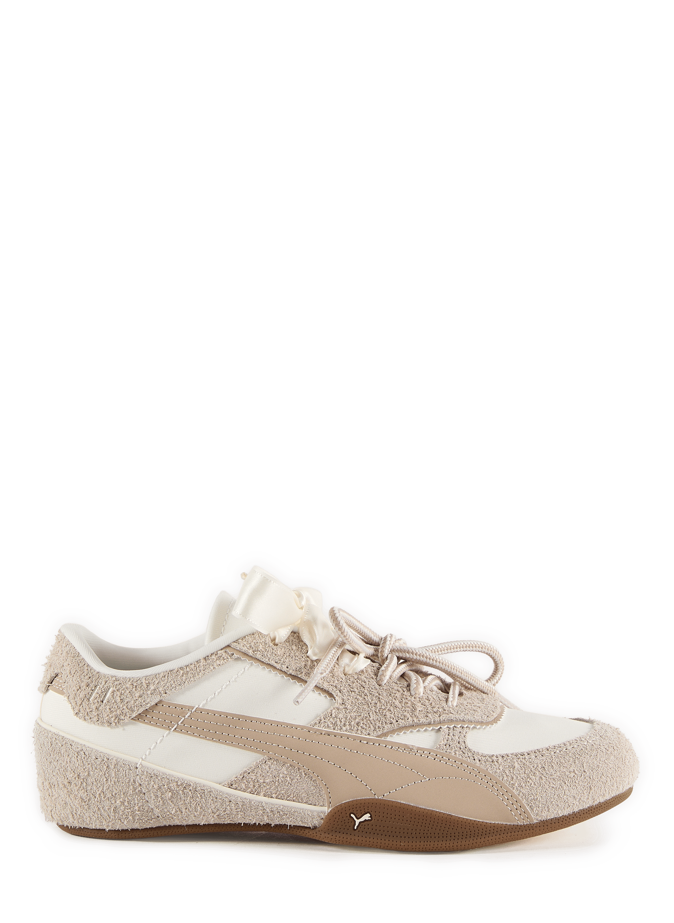 Flat sneakers with double laces PUMA Beige