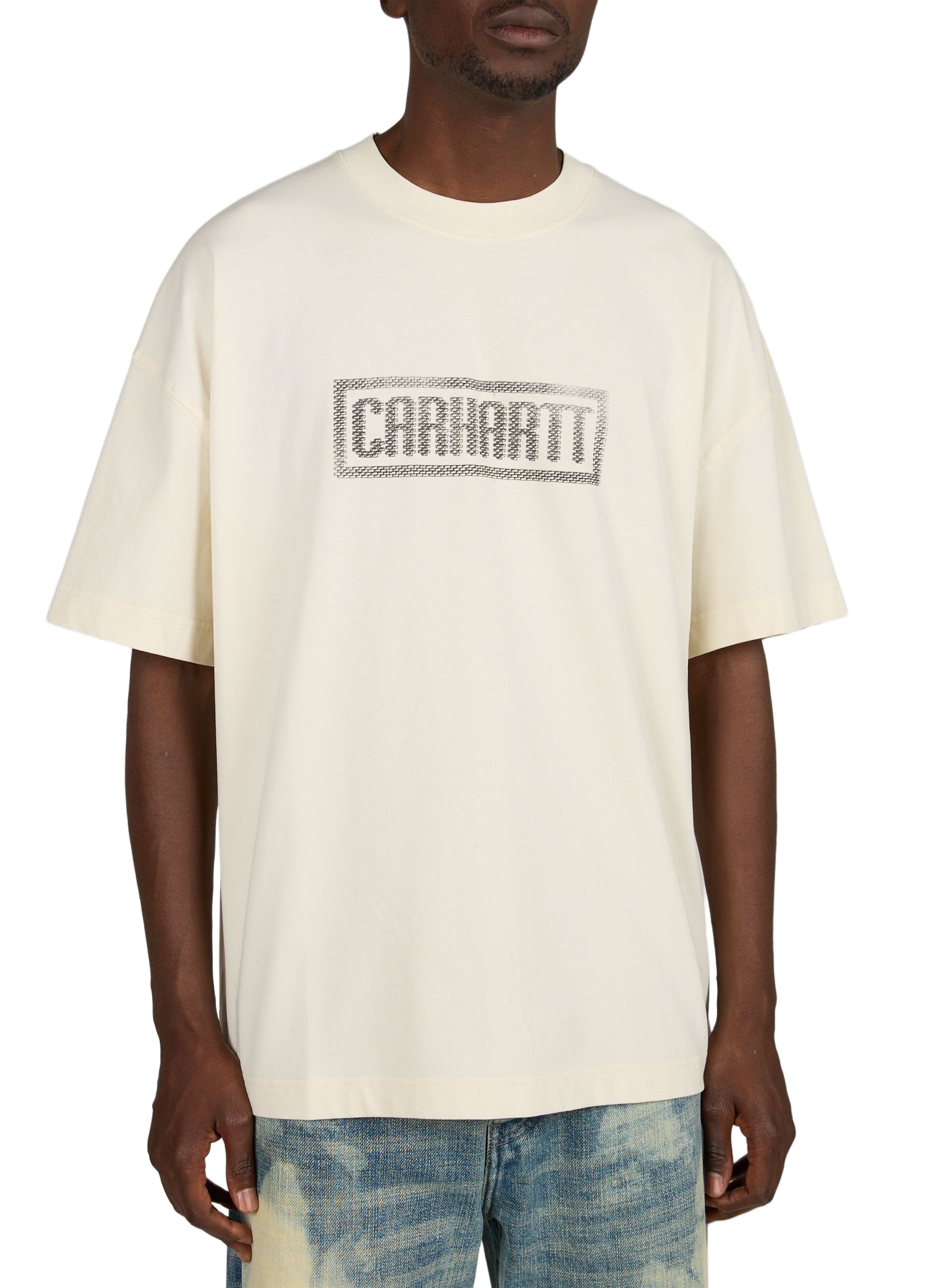 Bedrucktes Baumwoll-T-Shirt CARHARTT WIP Beige